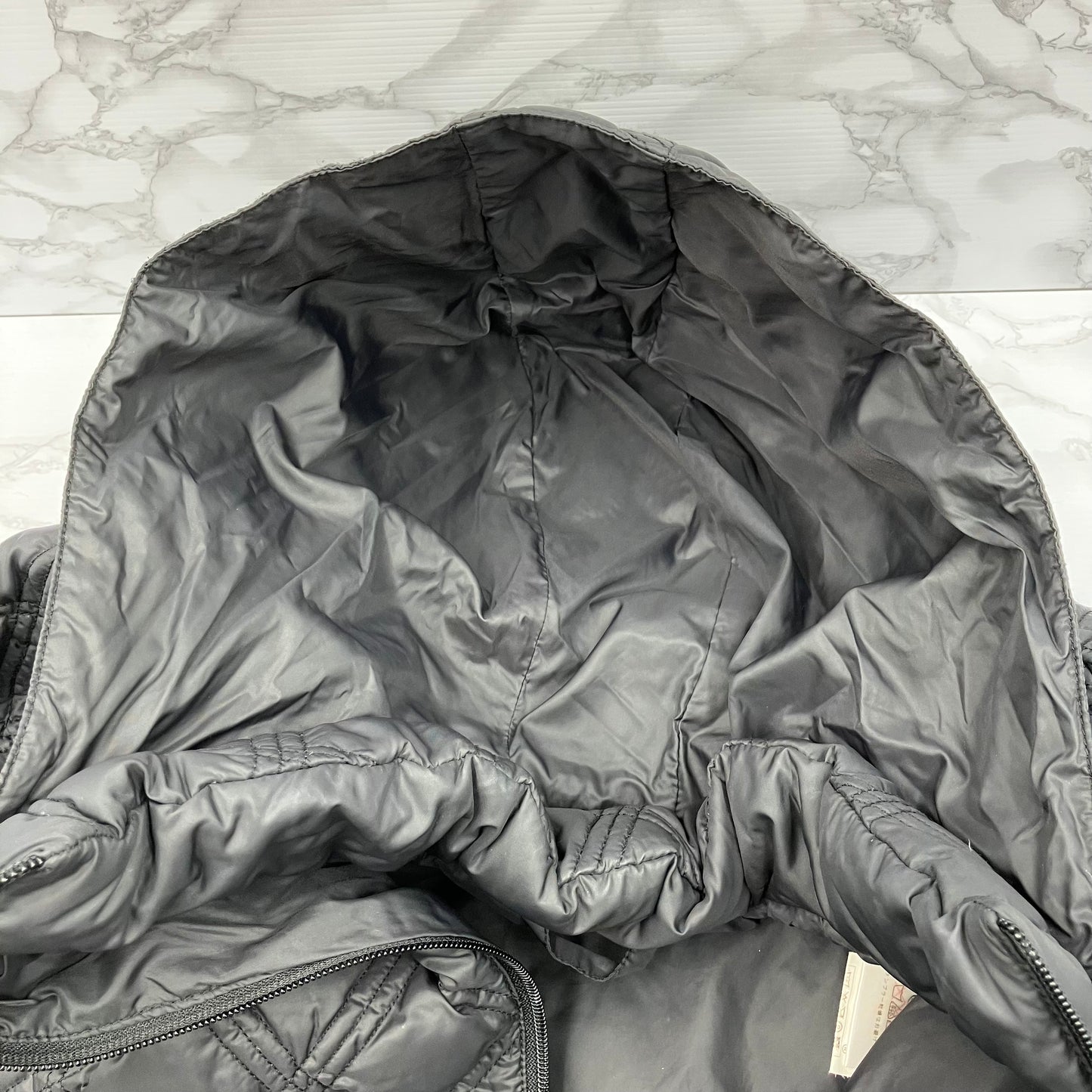 MONCLER down coat gold hardware