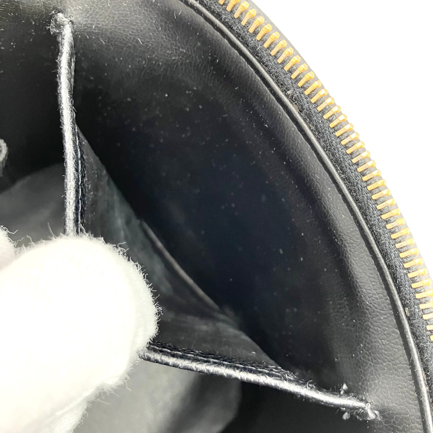CHANEL Caviar skin 2way vanity bag