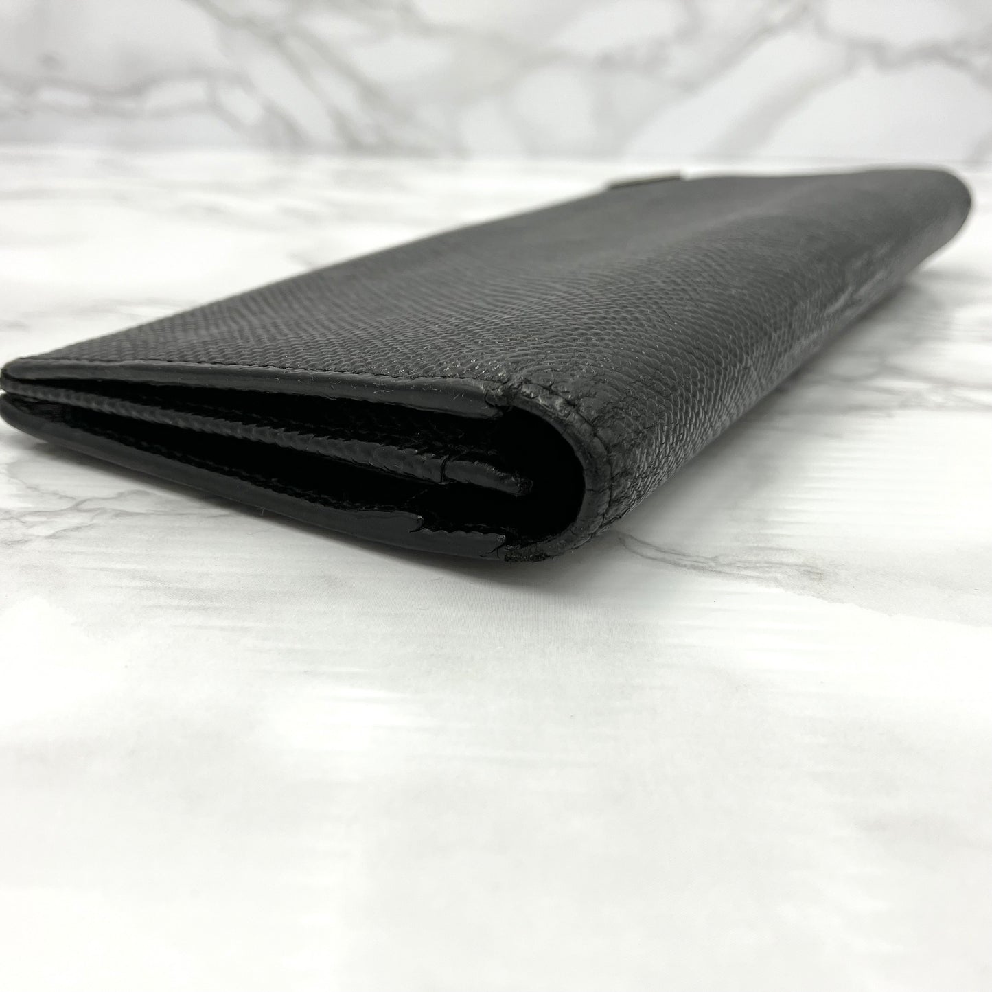 PRADA Saffiano leather long wallet