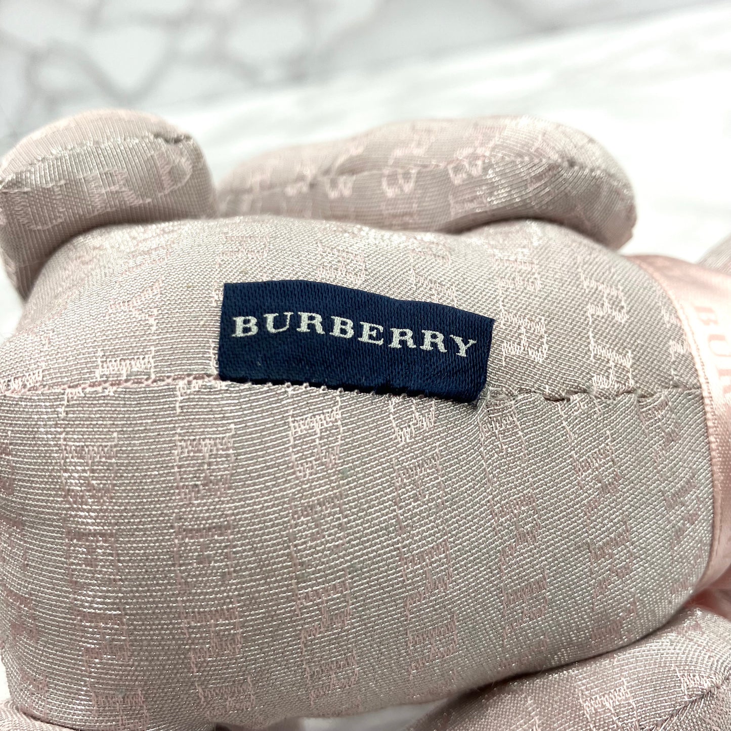 BURBERRY bear stuffed toy handkerchief