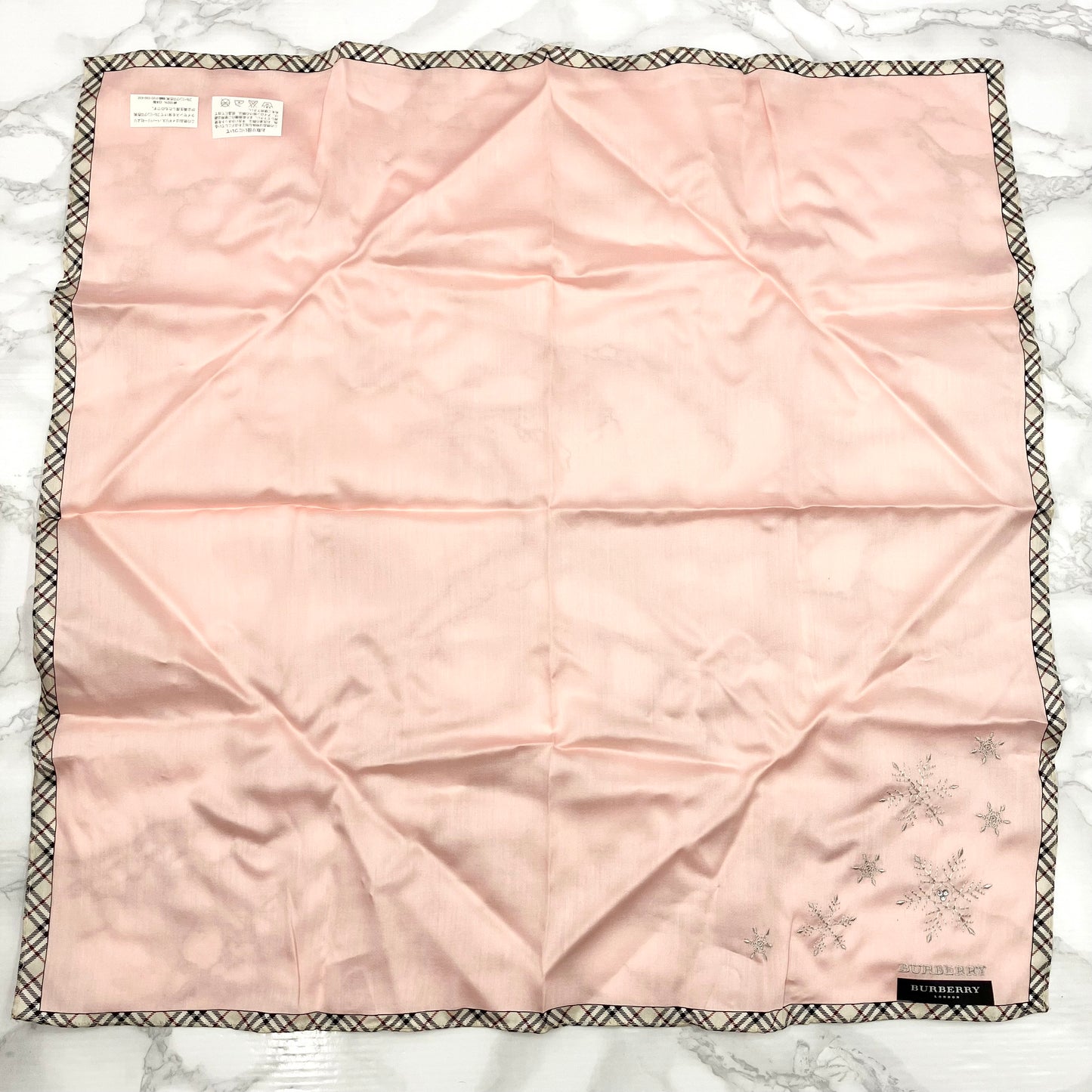 BURBERRY bear stuffed toy handkerchief