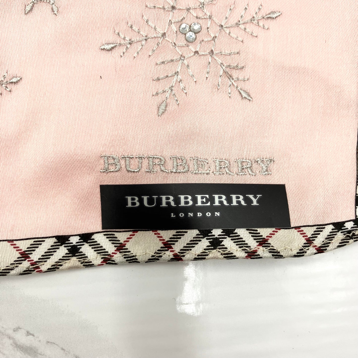 BURBERRY bear stuffed toy handkerchief