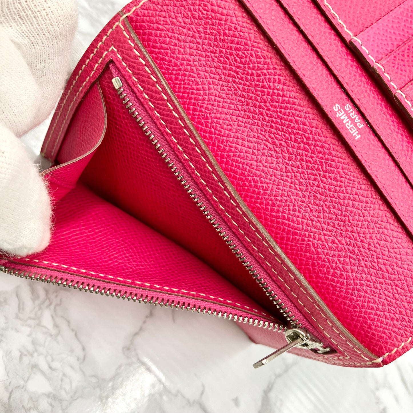 HERMES Bicolor Bear Compact