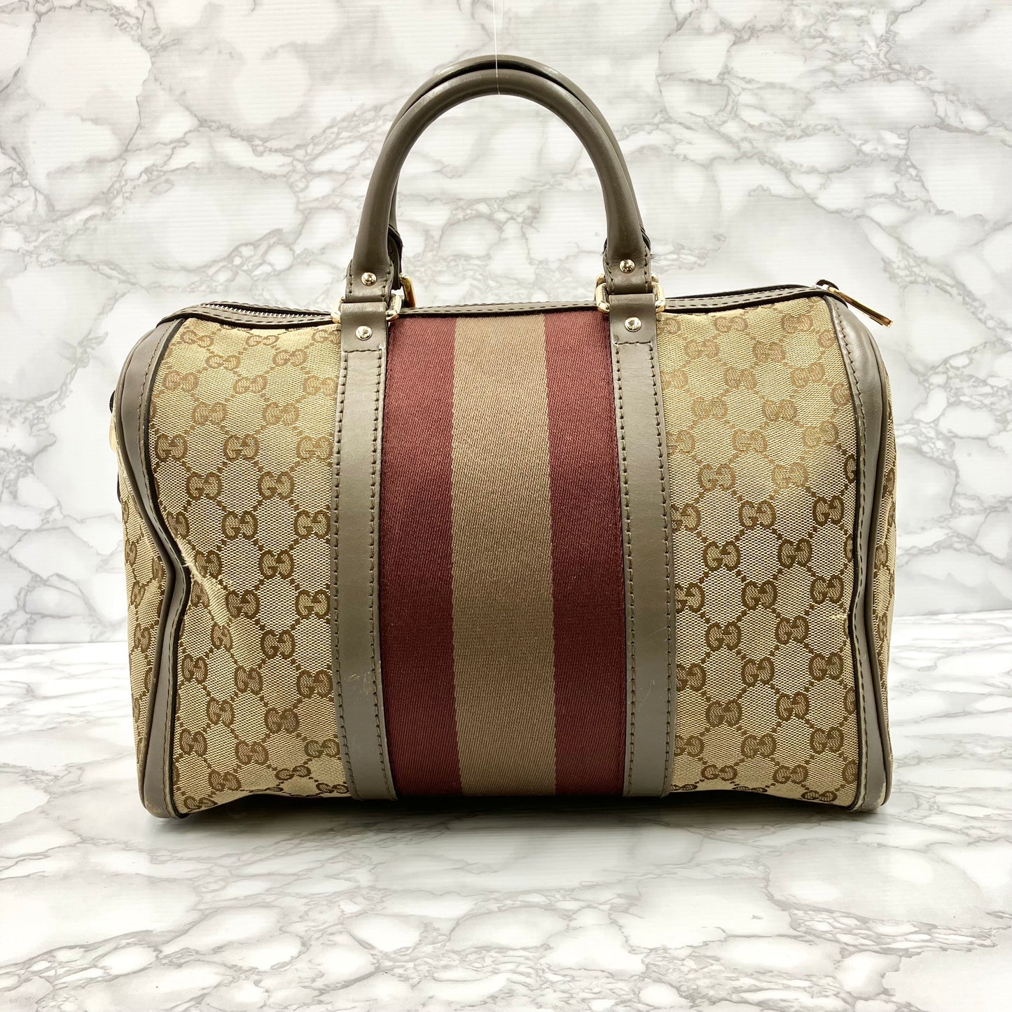 GUCCI Sherry Line 2way Boston Bag
