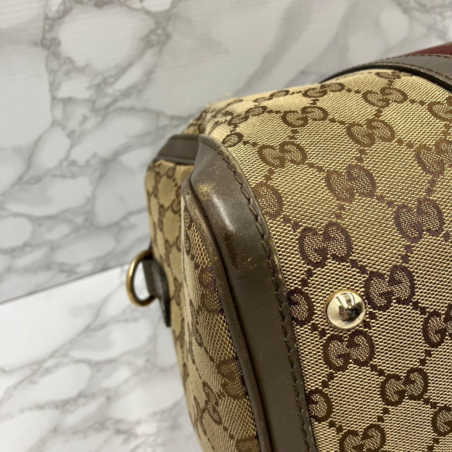 GUCCI Sherry Line 2way Boston Bag
