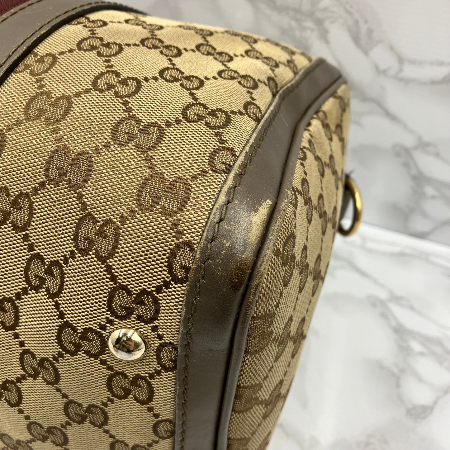 GUCCI Sherry Line 2way Boston Bag