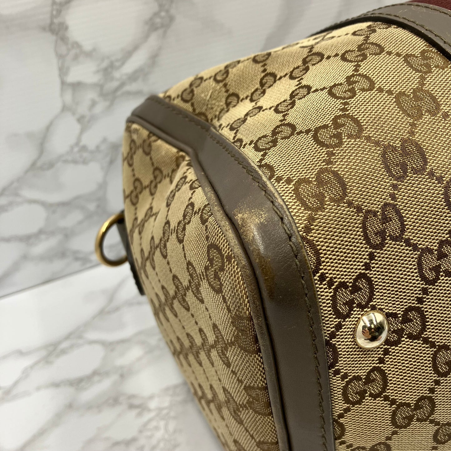 GUCCI Sherry Line 2way Boston Bag