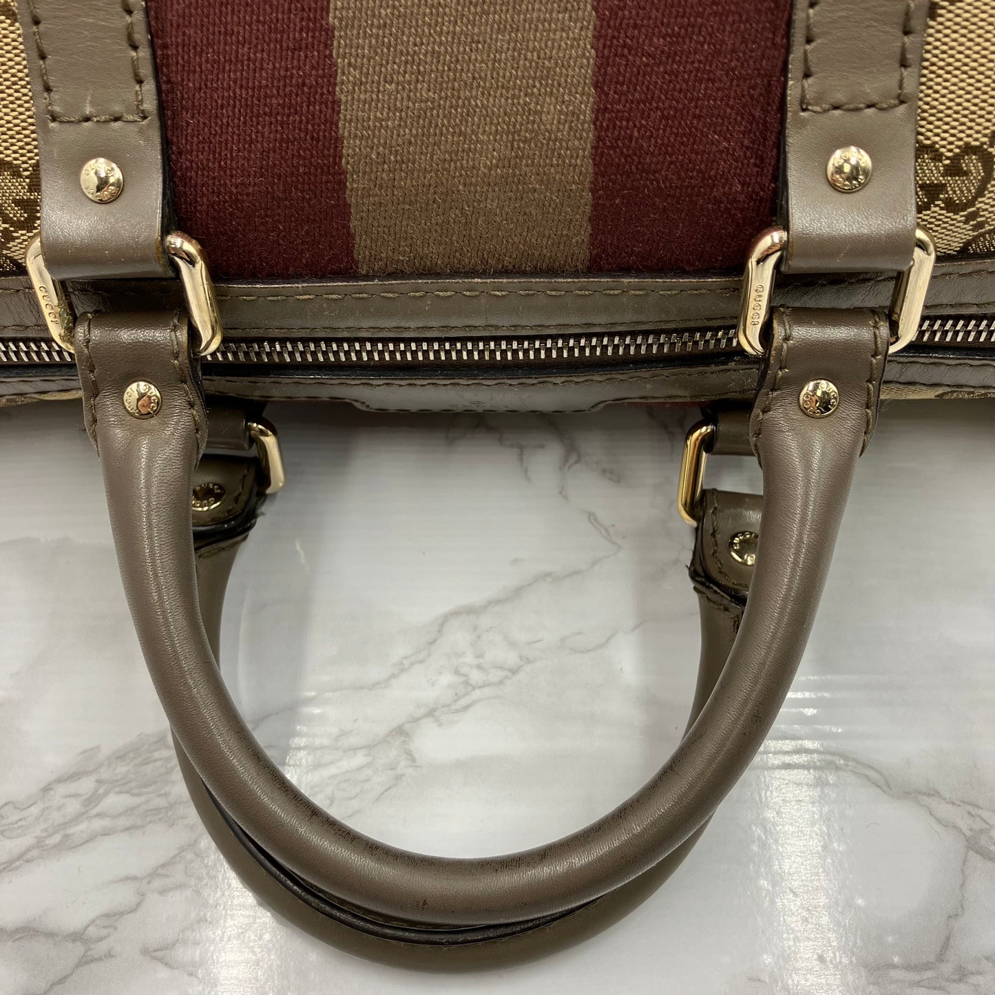 GUCCI Sherry Line 2way Boston Bag