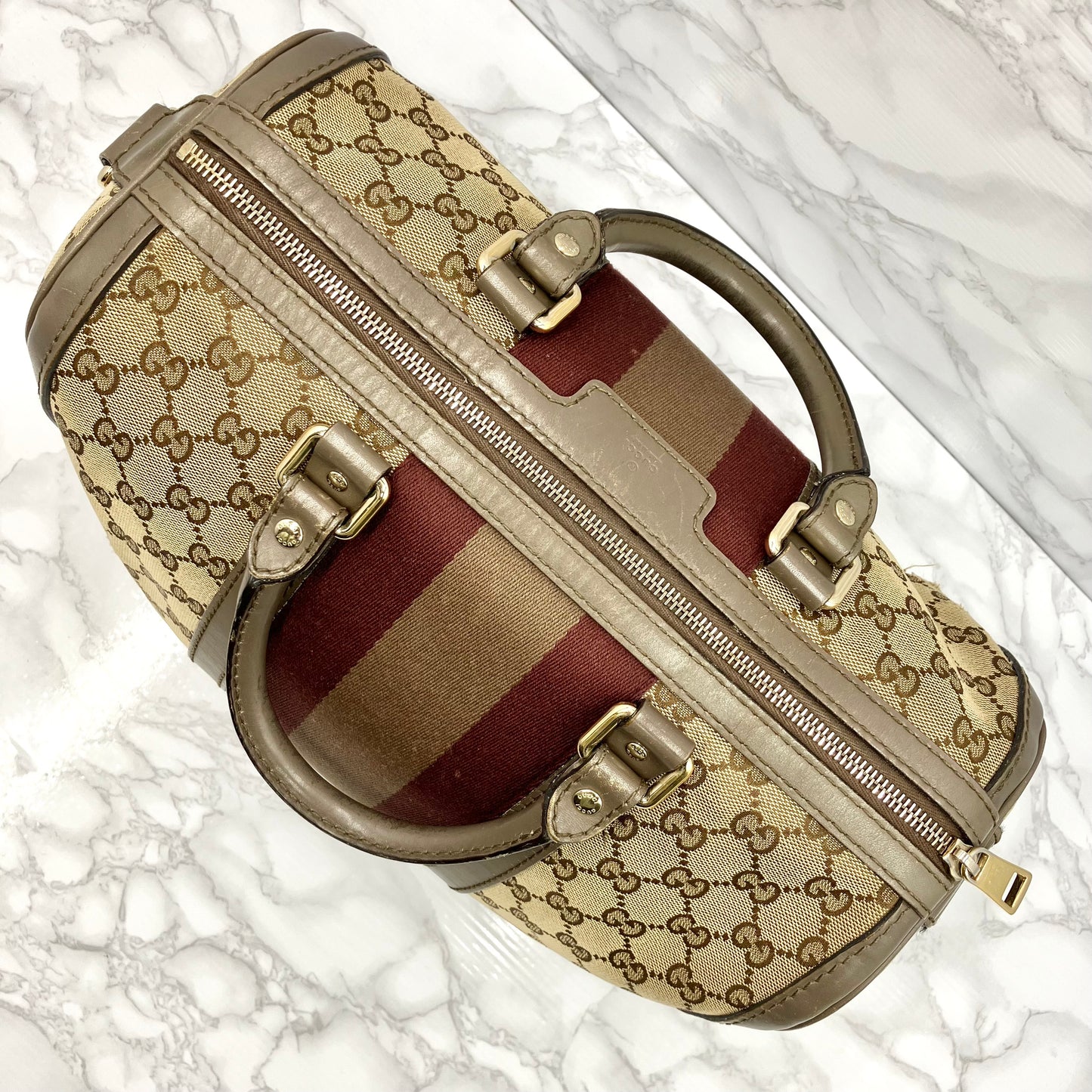 GUCCI Sherry Line 2way Boston Bag