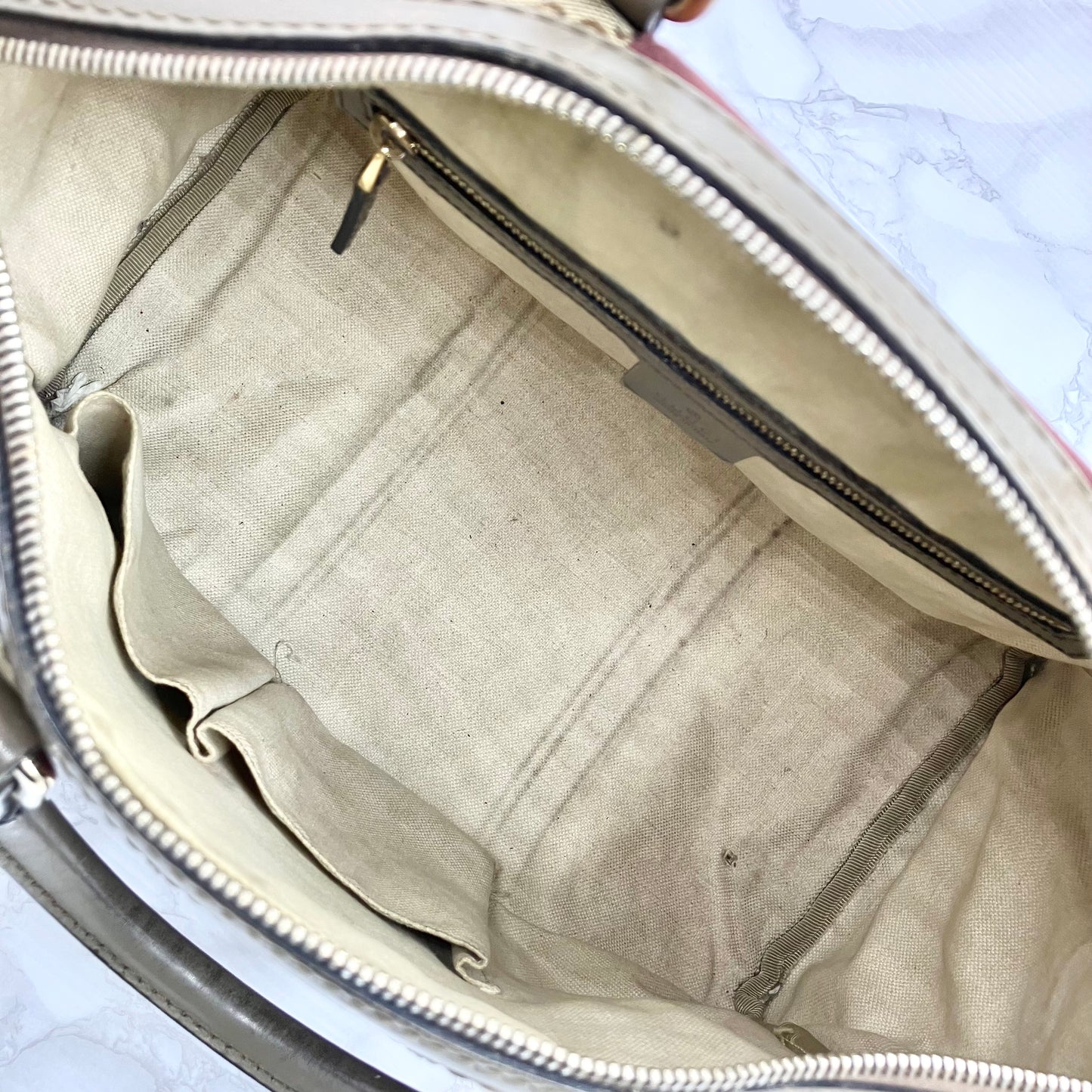 GUCCI Sherry Line 2way Boston Bag