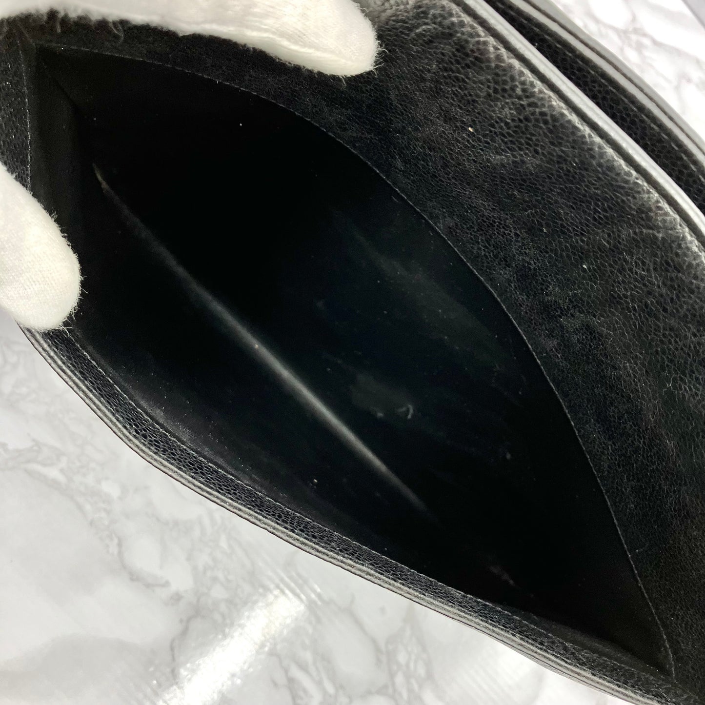 CHANEL Caviar skin Chain tote bag
