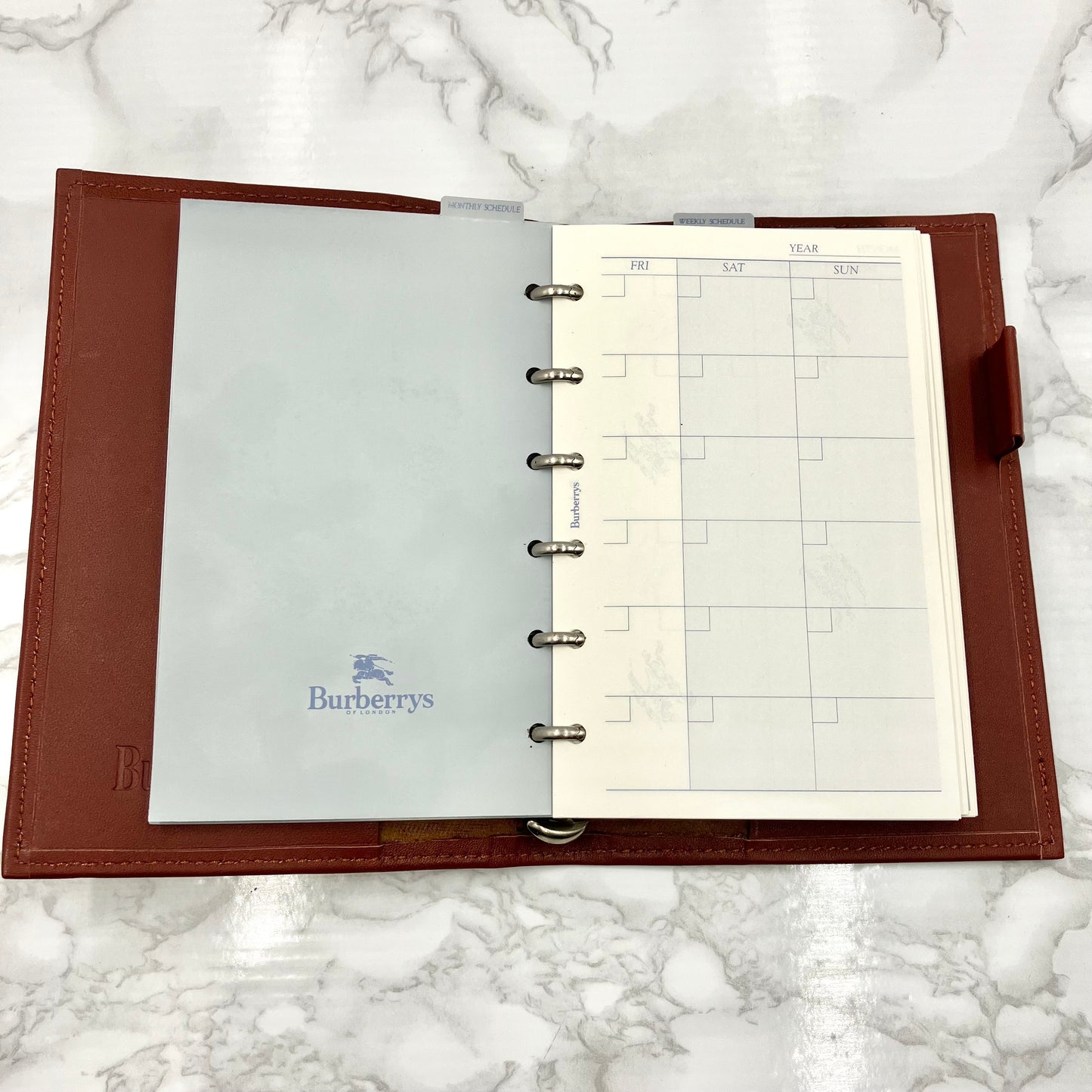 BURBERRY agenda