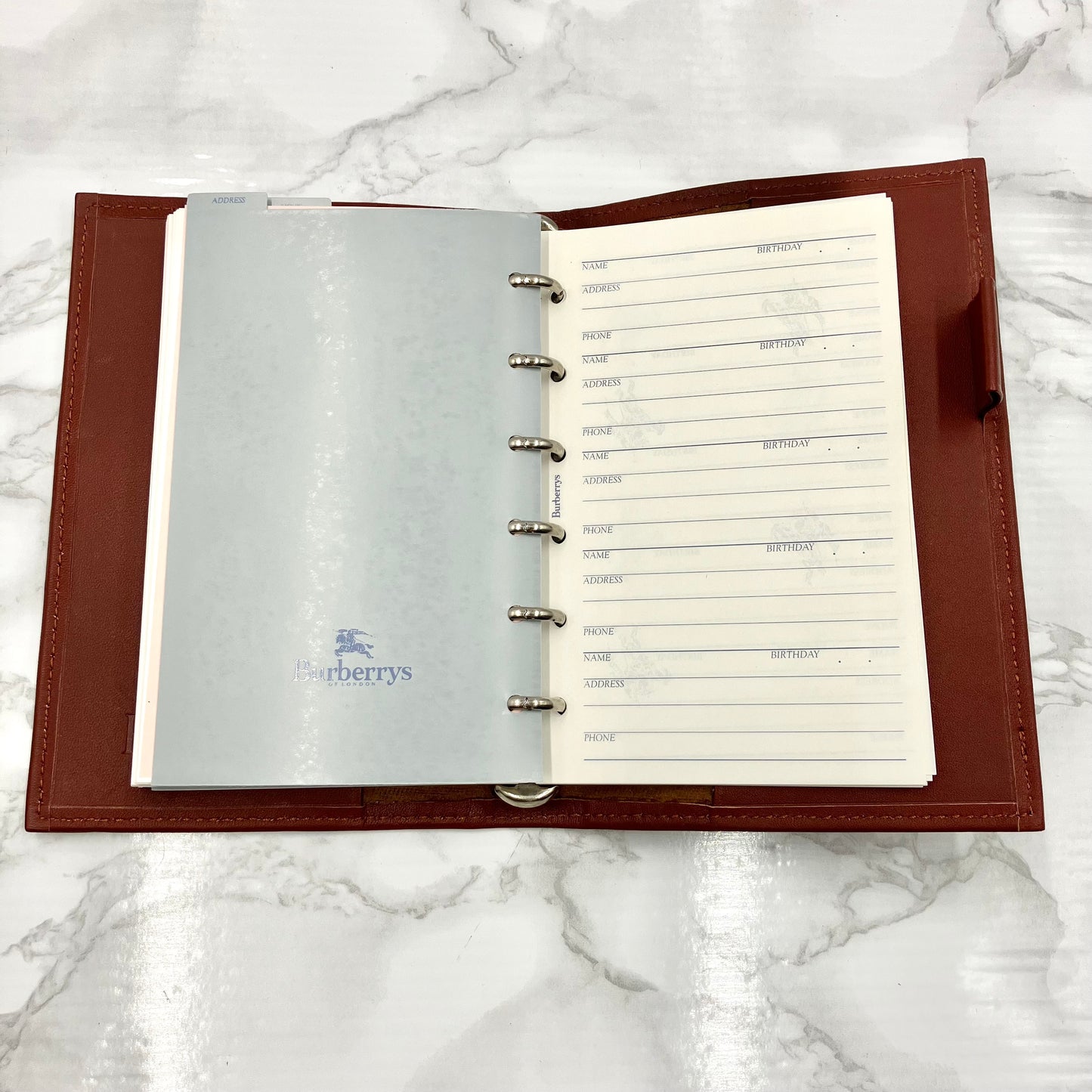 BURBERRY agenda