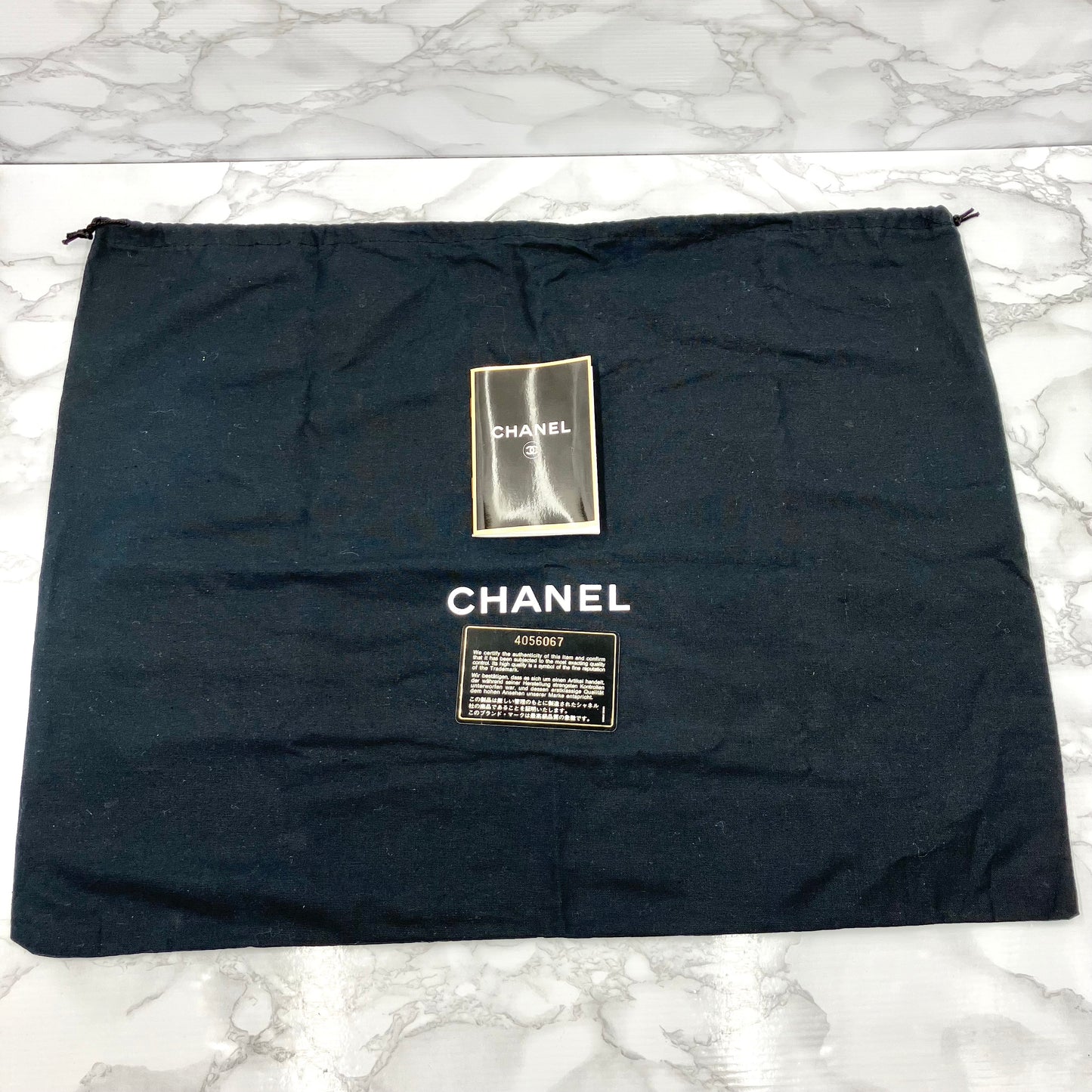 CHANEL Caviar skin triple coco chain tote bag