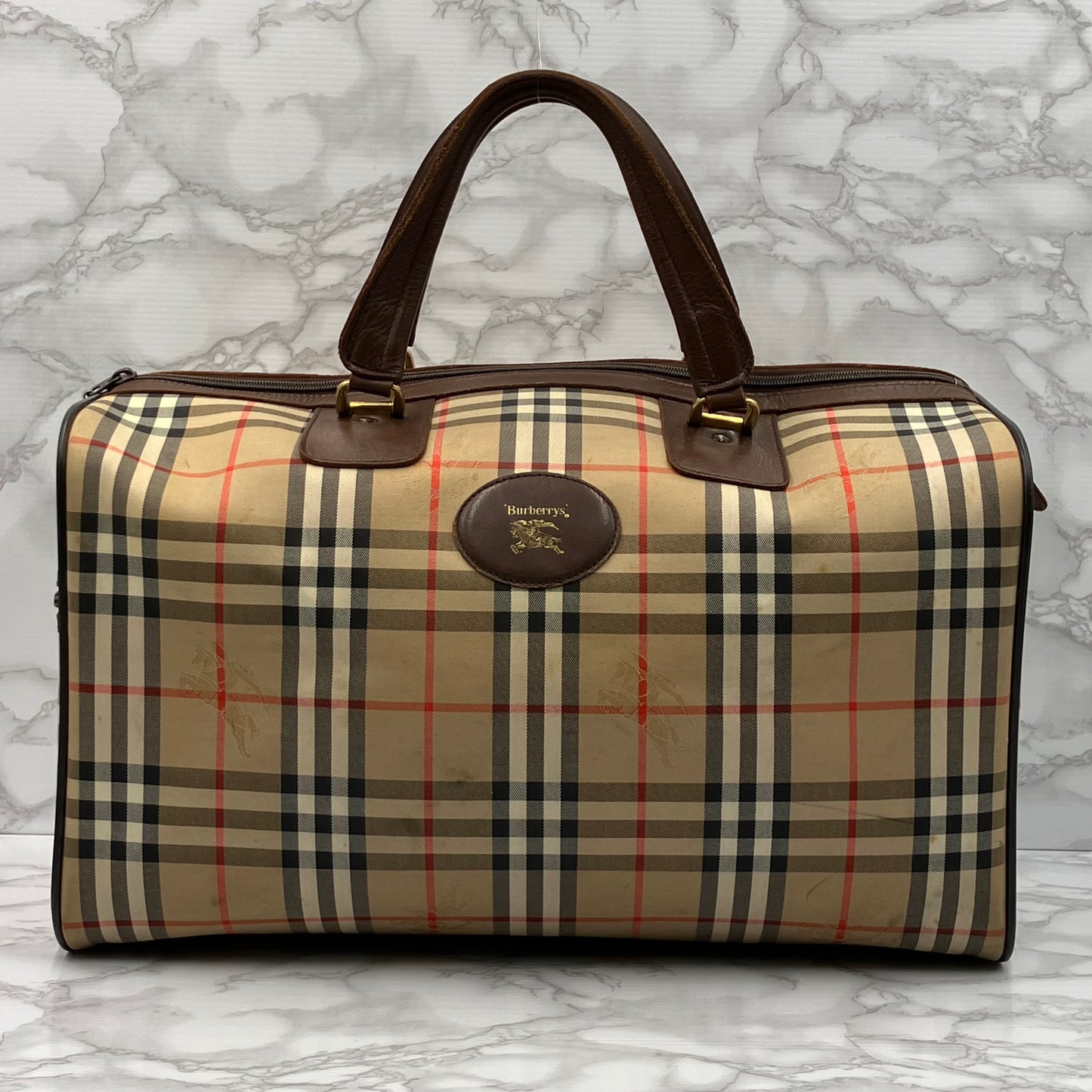BURBERRY boston bag