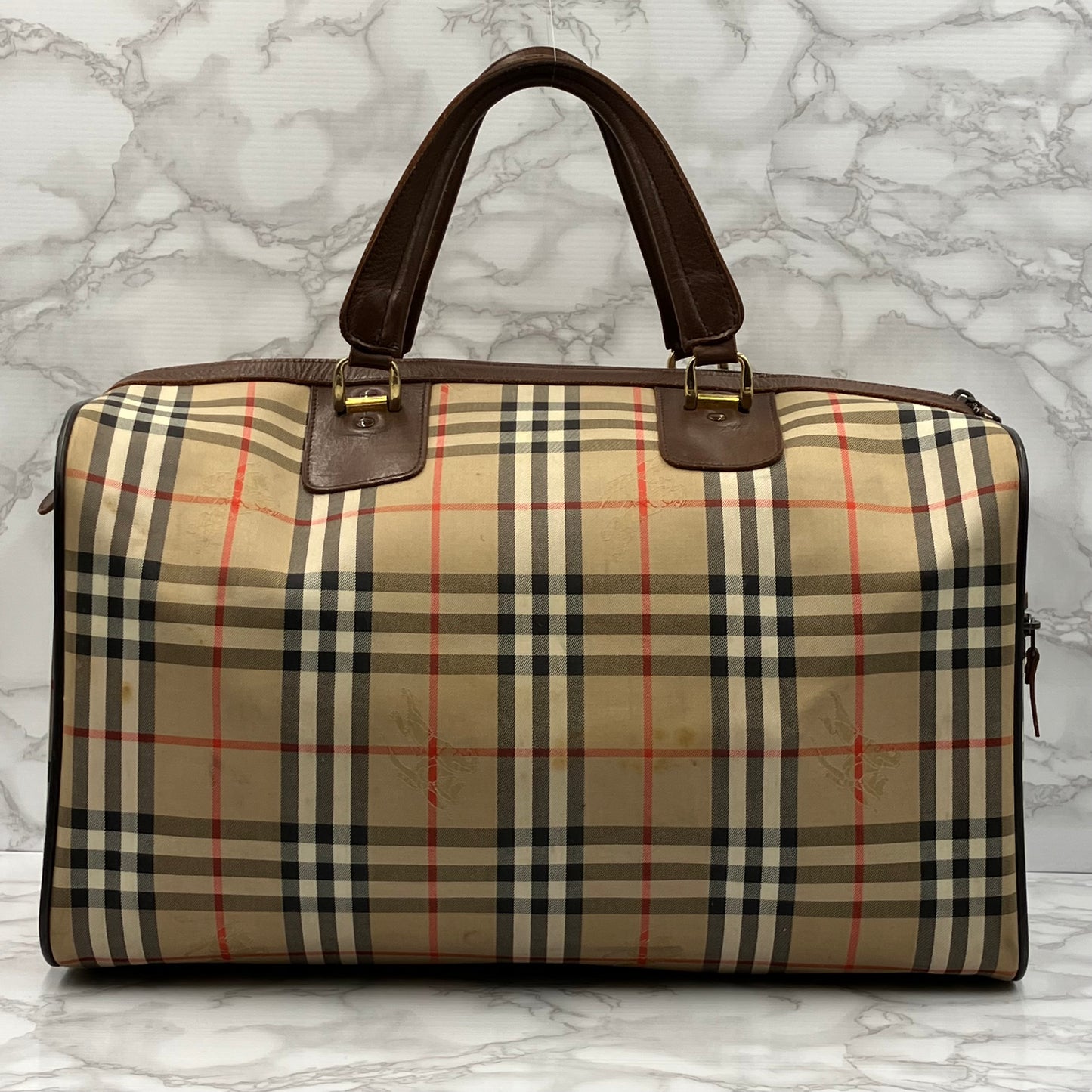 BURBERRY boston bag