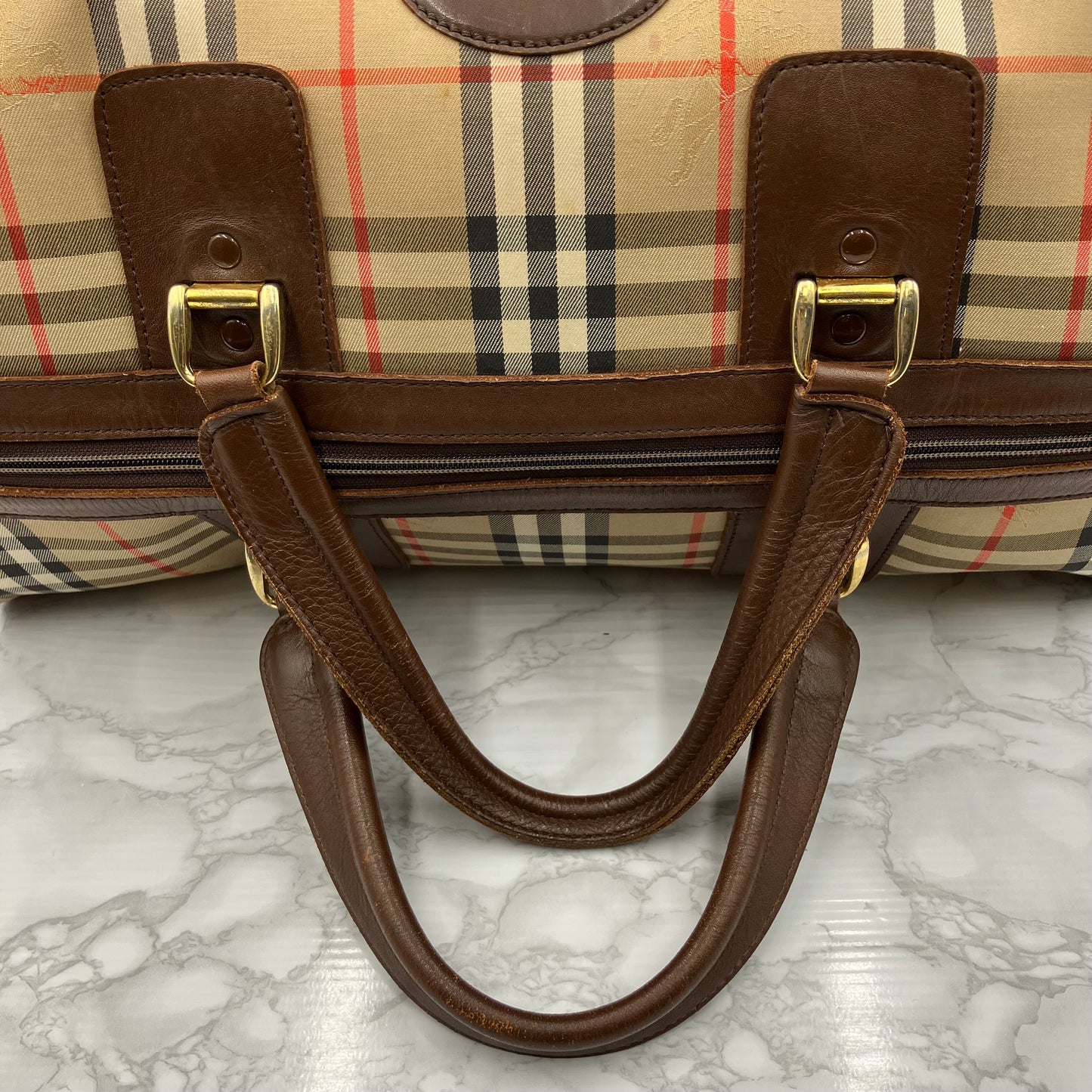 BURBERRY boston bag