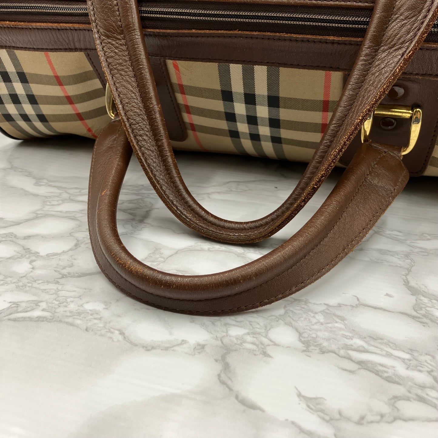 BURBERRY boston bag