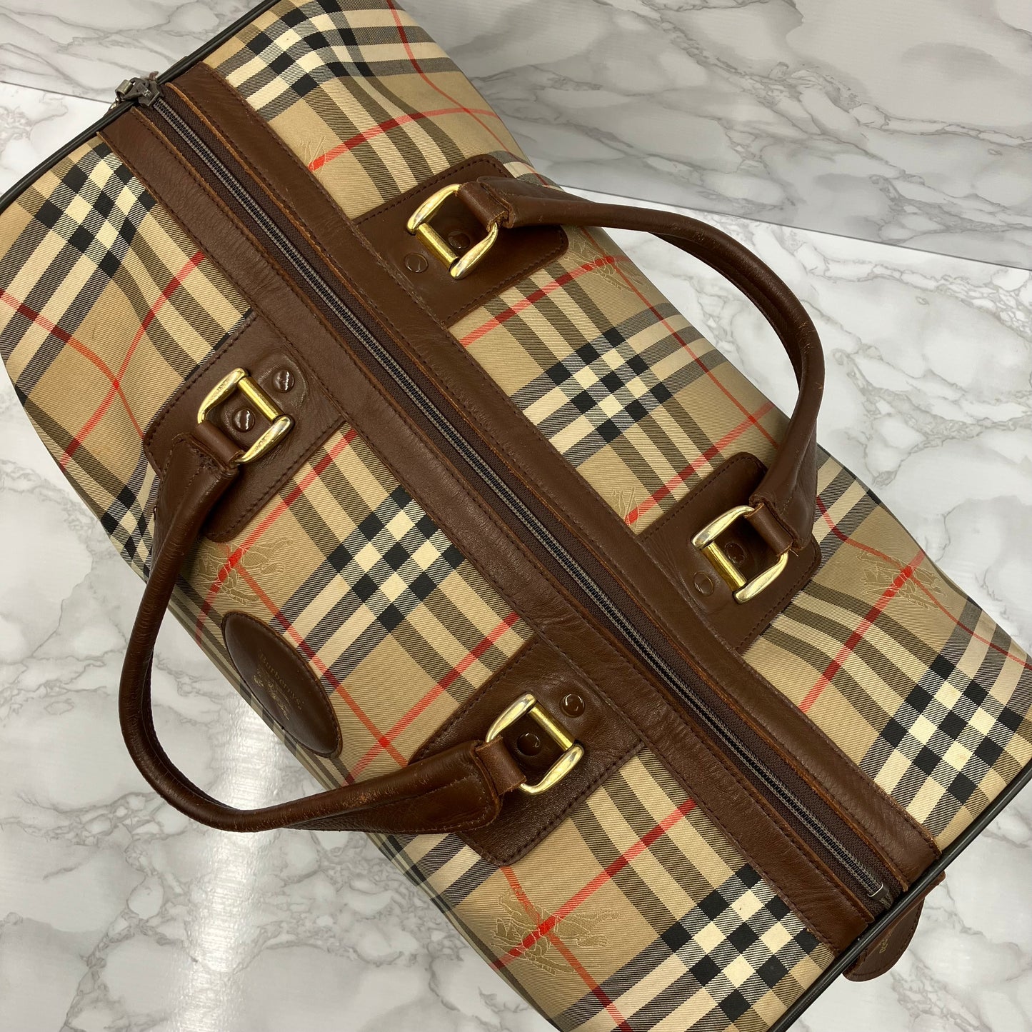 BURBERRY boston bag