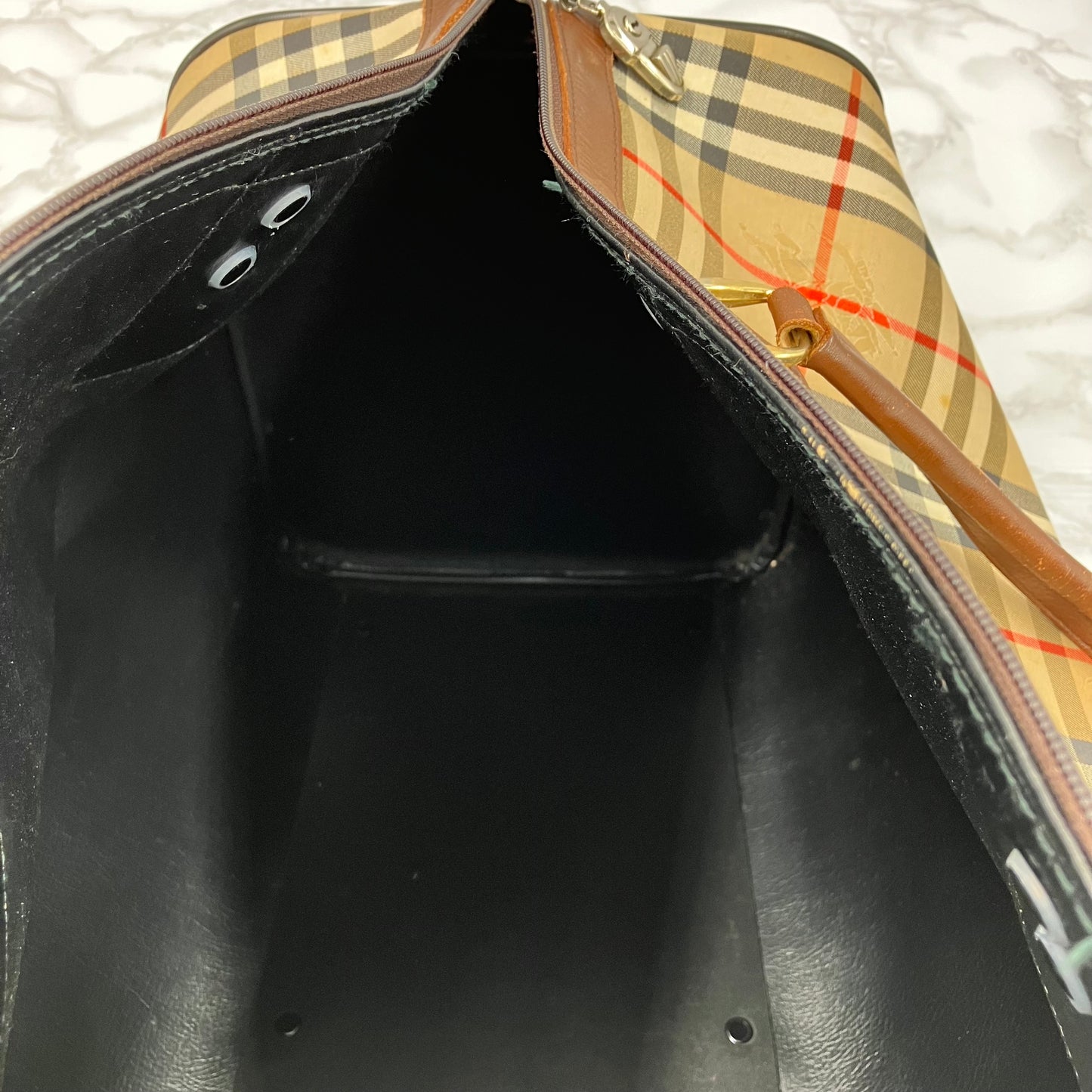 BURBERRY boston bag