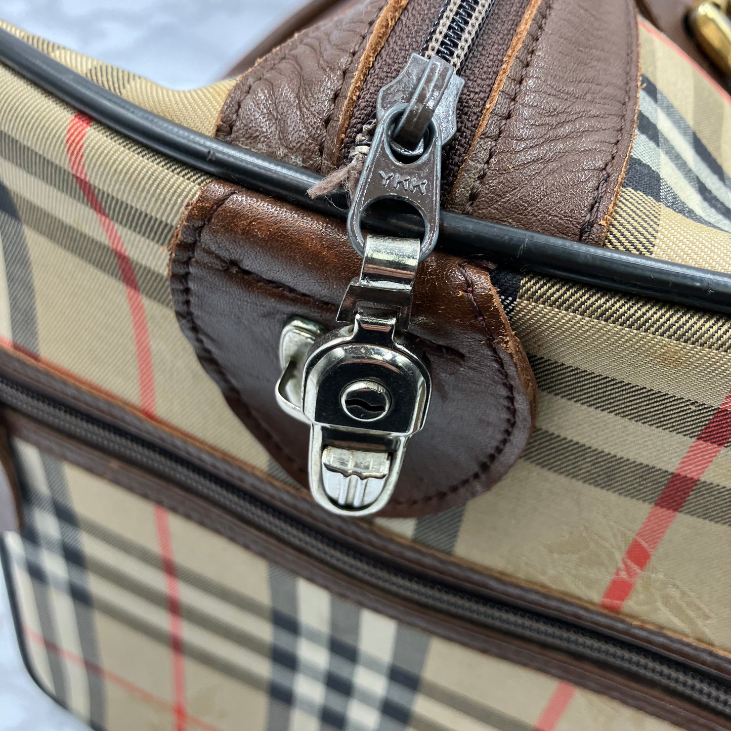 BURBERRY boston bag