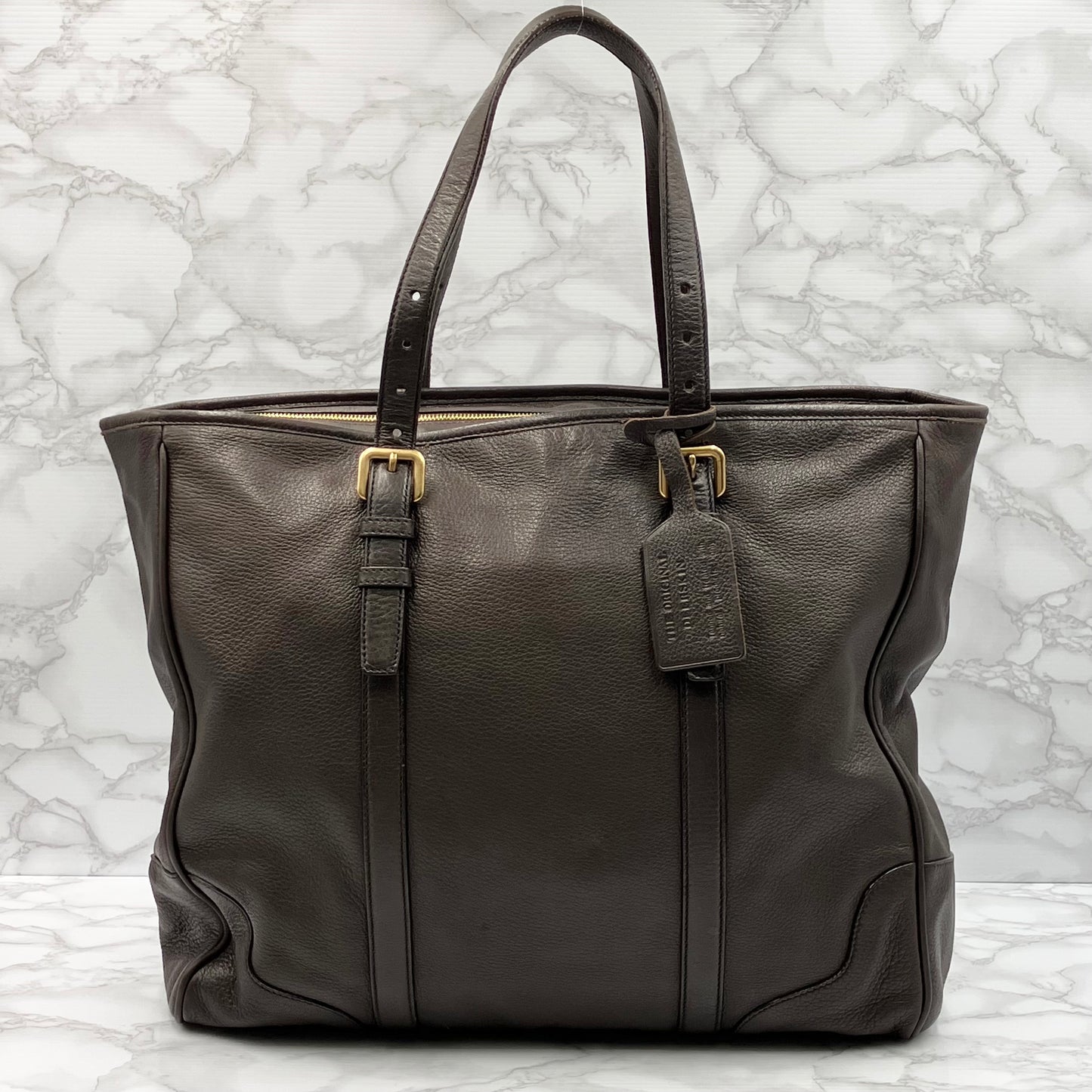 PRADA leather tote bag