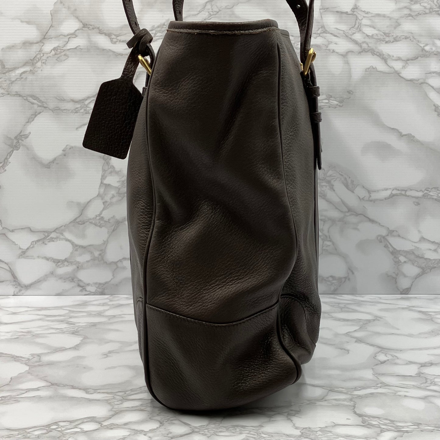 PRADA leather tote bag