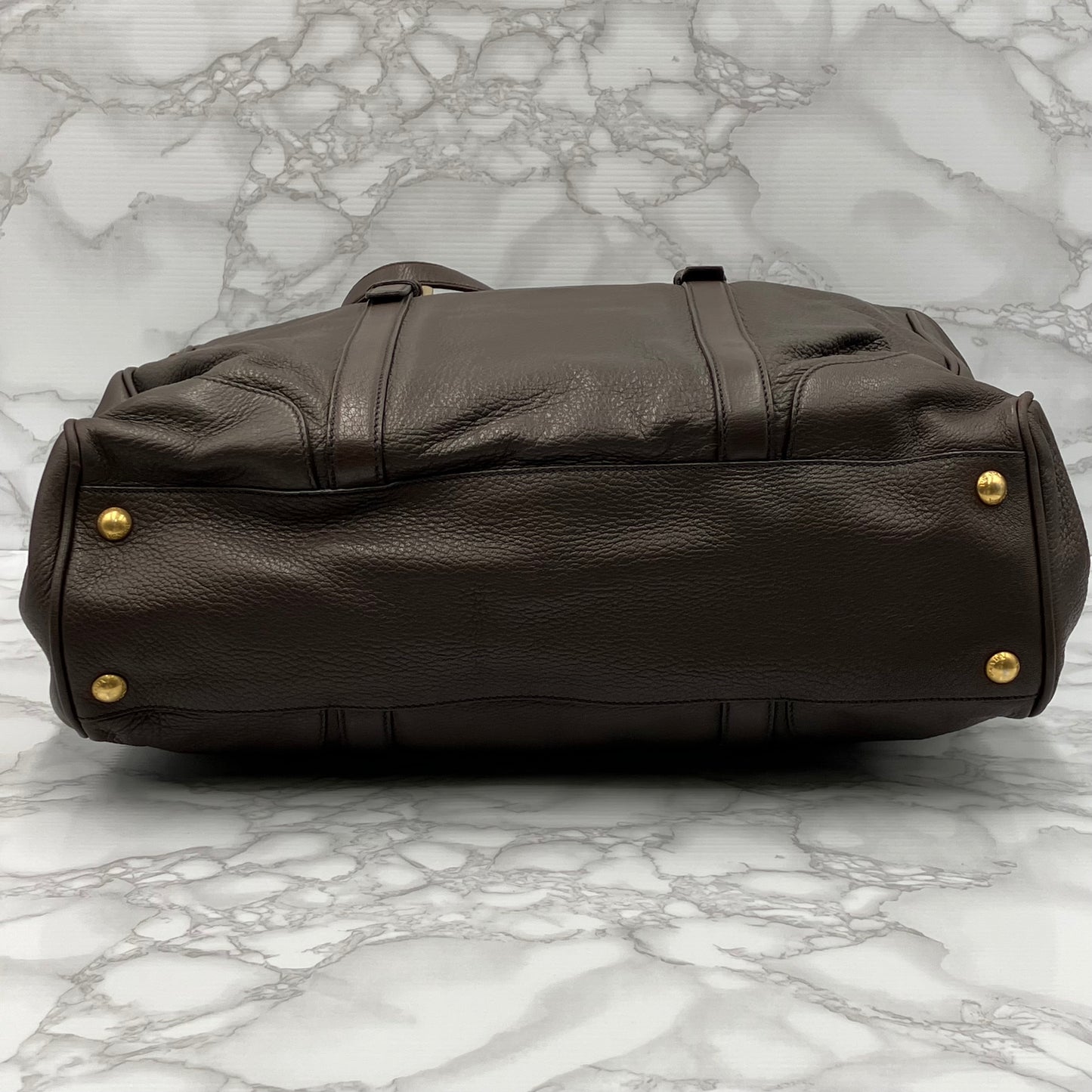 PRADA leather tote bag
