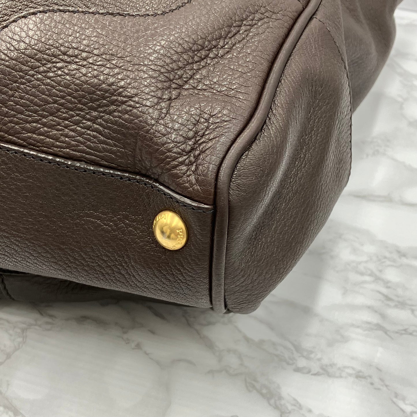 PRADA leather tote bag