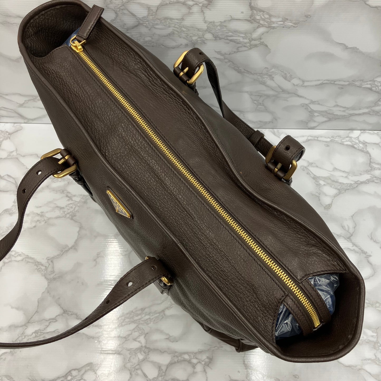 PRADA leather tote bag