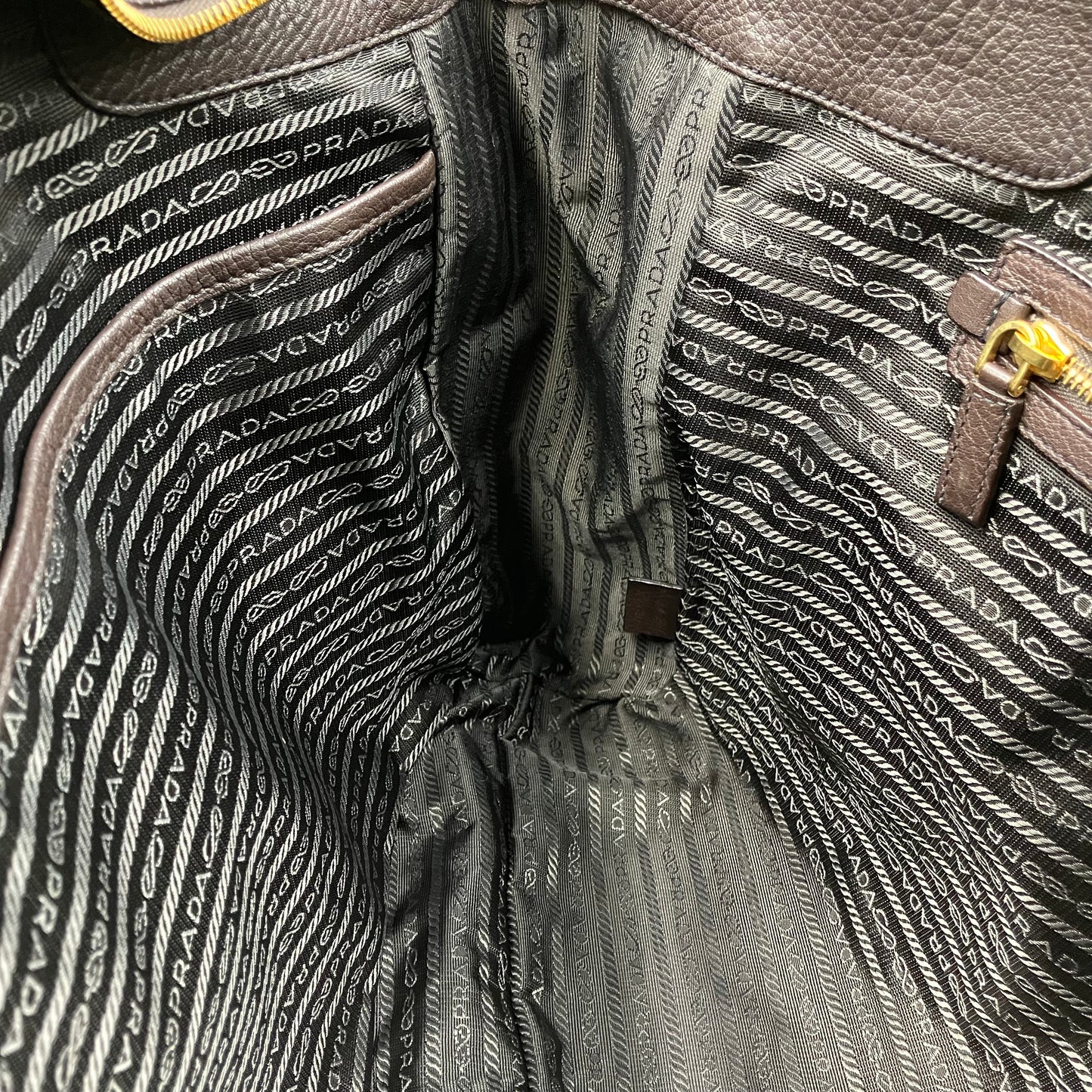 PRADA leather tote bag