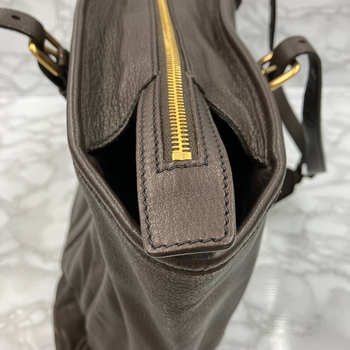 PRADA leather tote bag