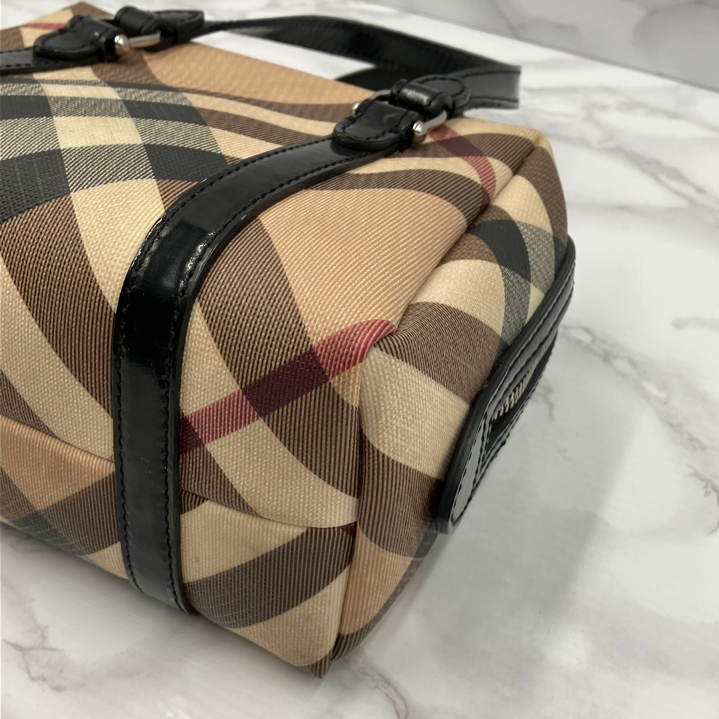 BURBERRY Nova Check Handbag