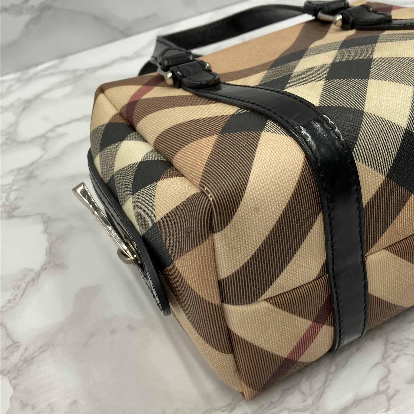 BURBERRY Nova Check Handbag