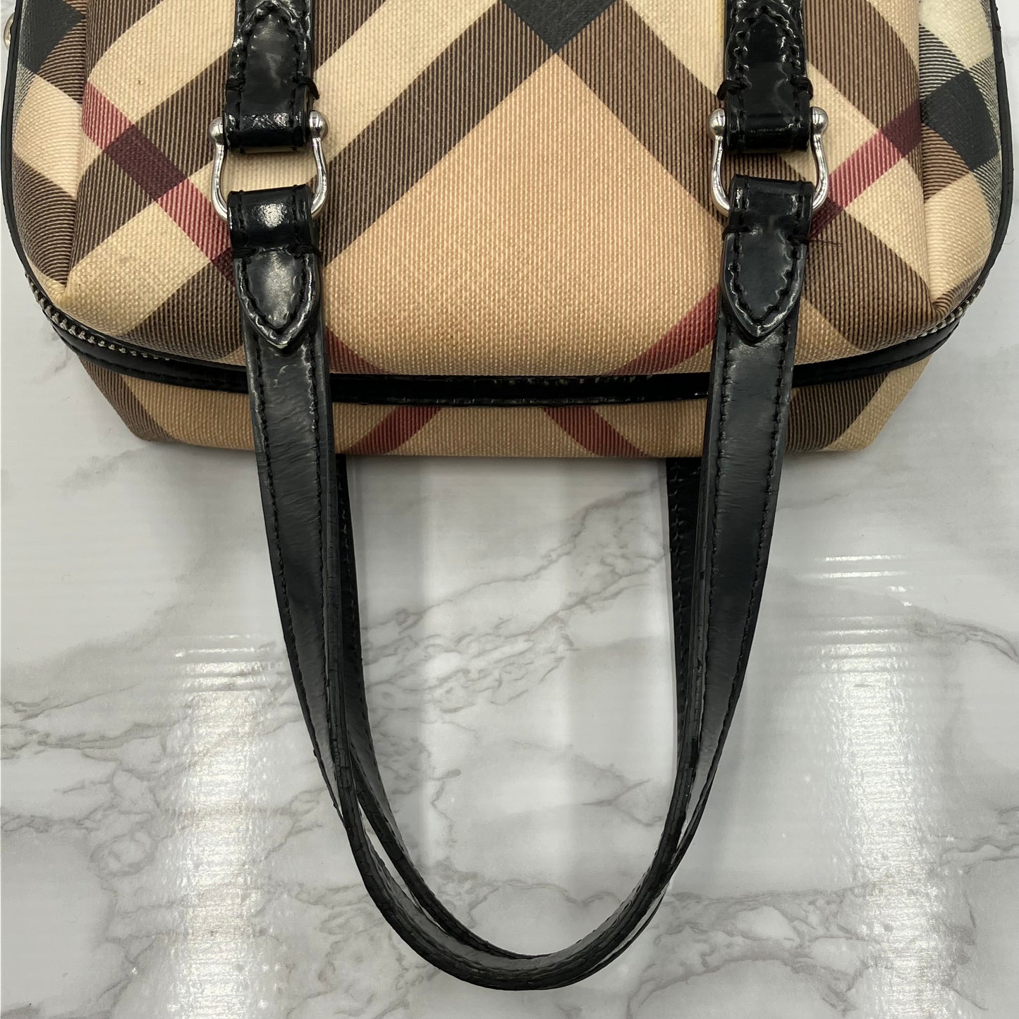 BURBERRY Nova Check Handbag