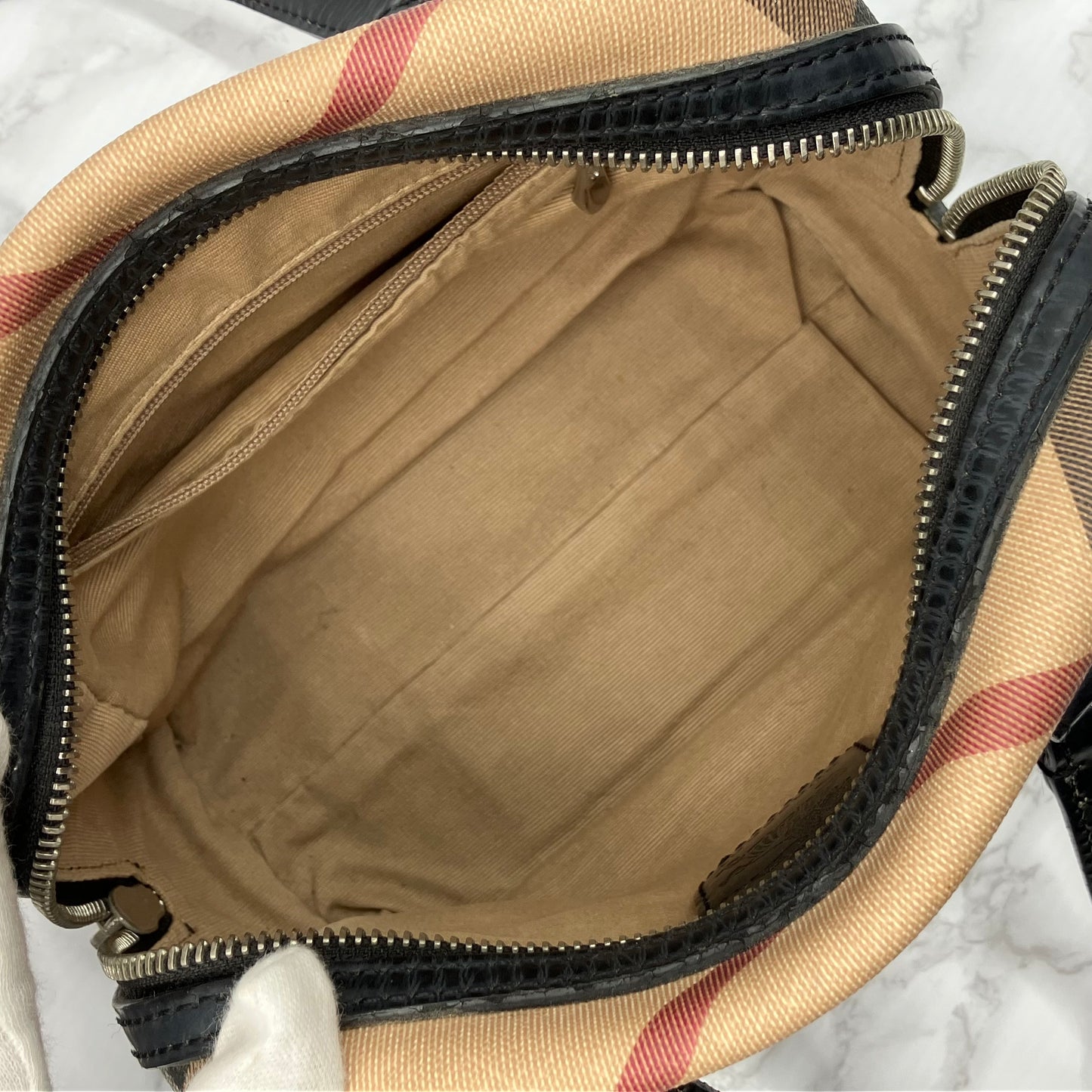 BURBERRY Nova Check Handbag