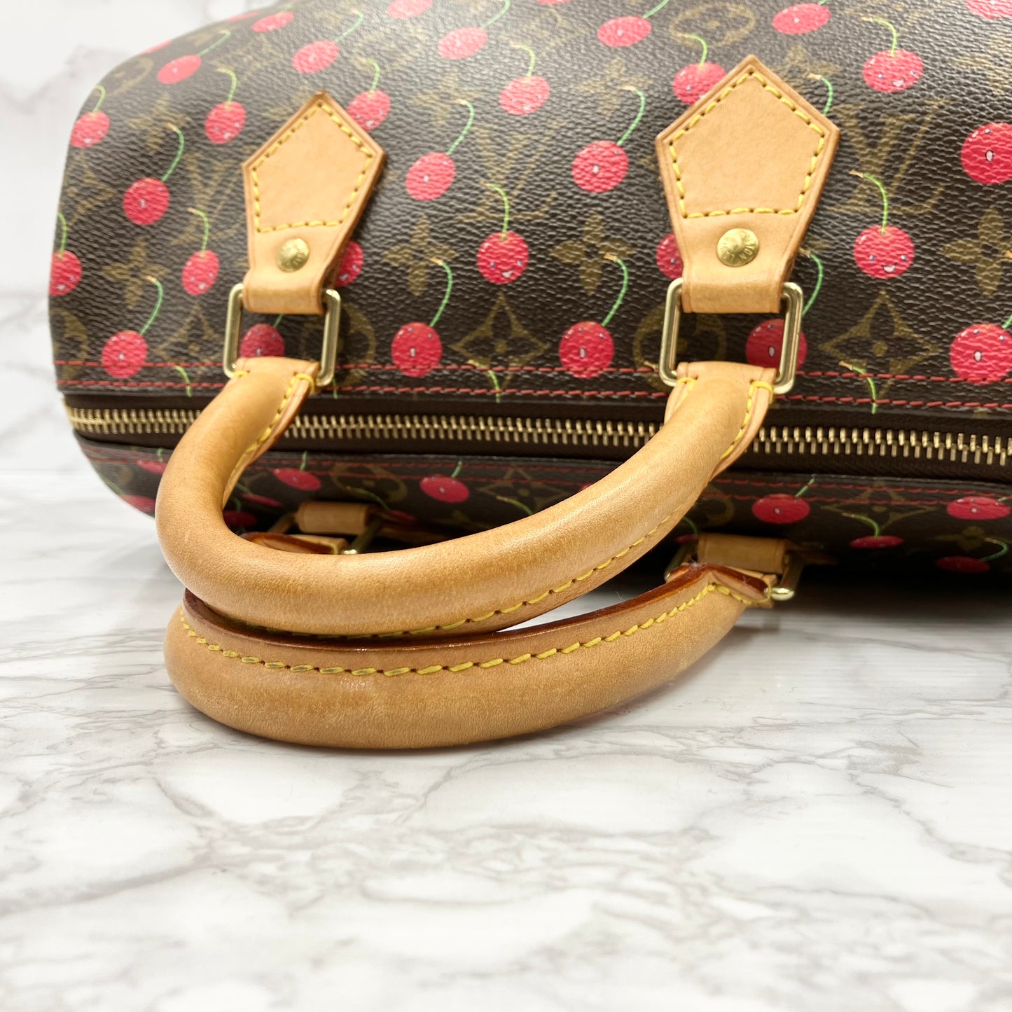 LOUIS VUITTON Speedy 25 monogram Cherry