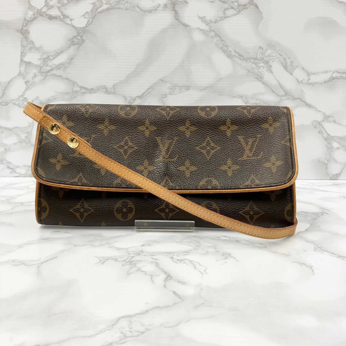 LOUIS VUITTON Monogram Pochette Twin GM