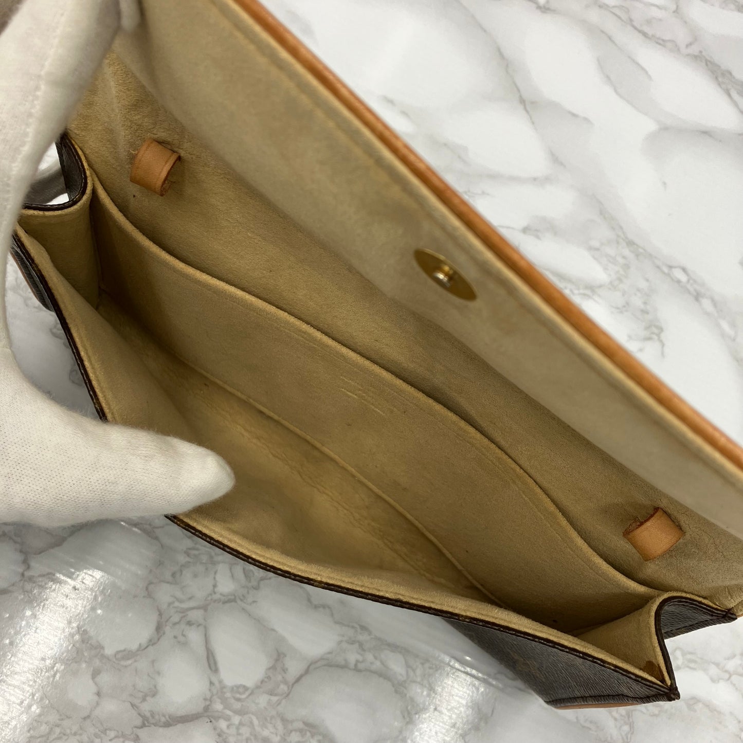 LOUIS VUITTON Monogram Pochette Twin GM