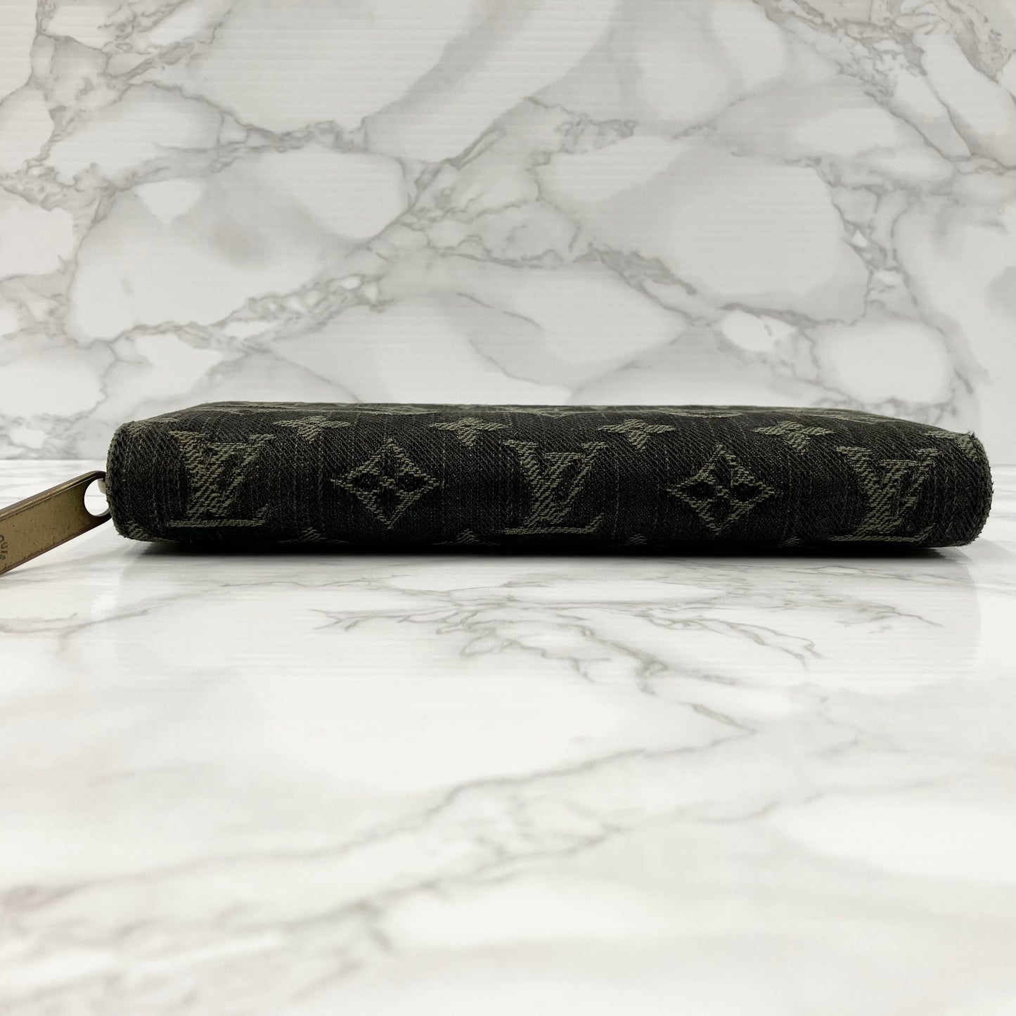 LOUIS VUITTON Monogram Denim Zippy Wallet