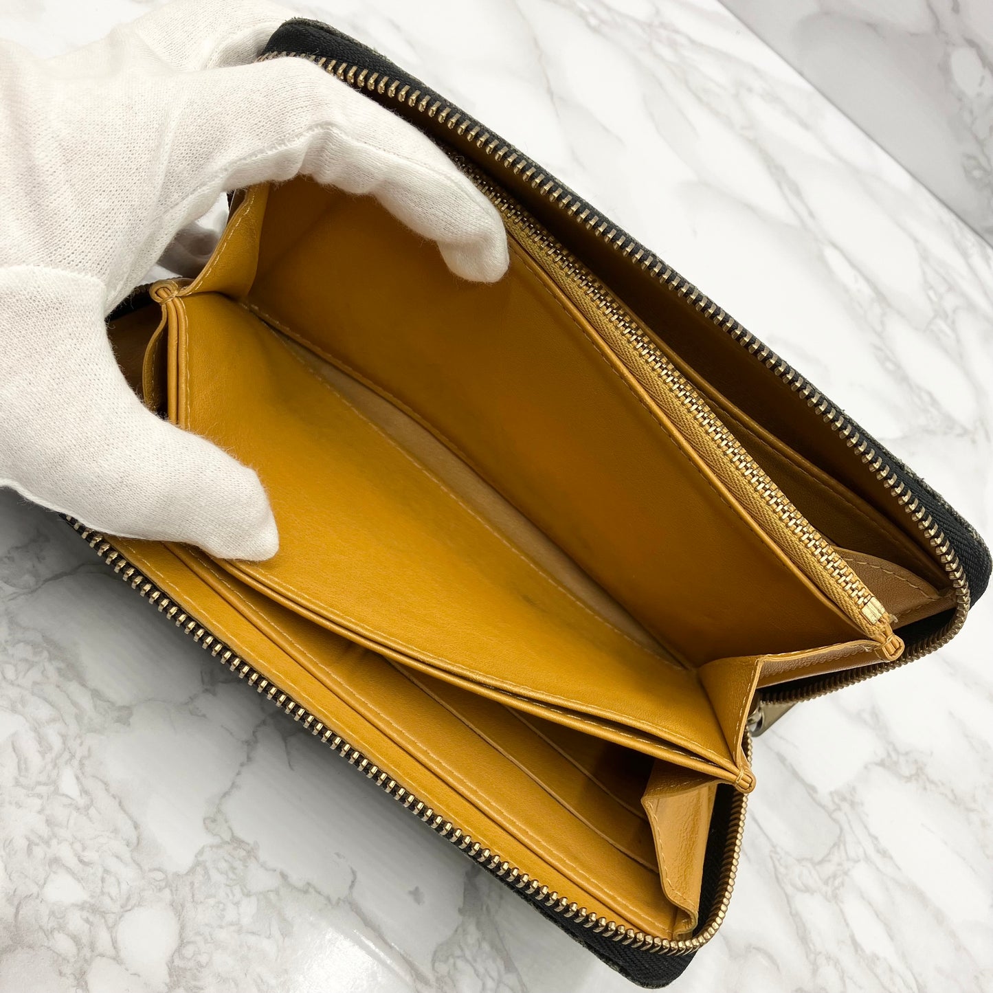 LOUIS VUITTON Monogram Denim Zippy Wallet