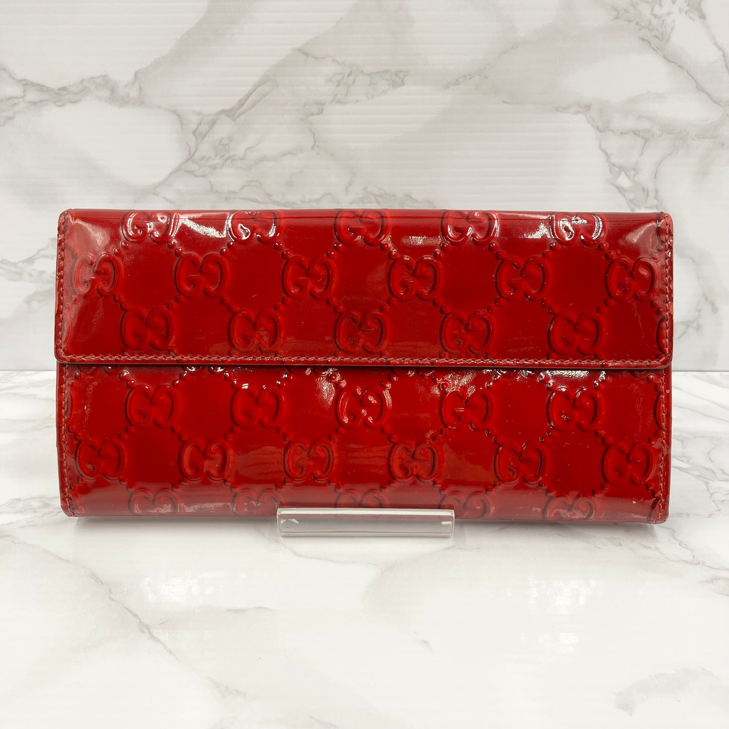 GUCCI Patent long wallet