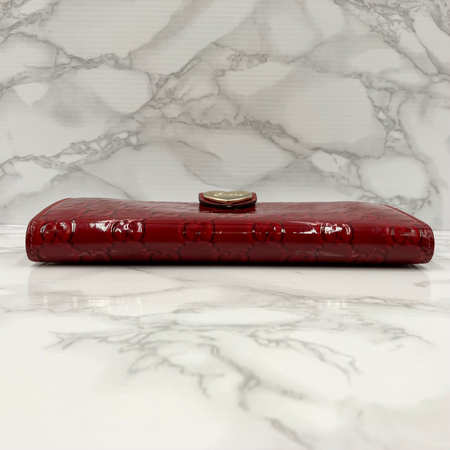 GUCCI Patent long wallet