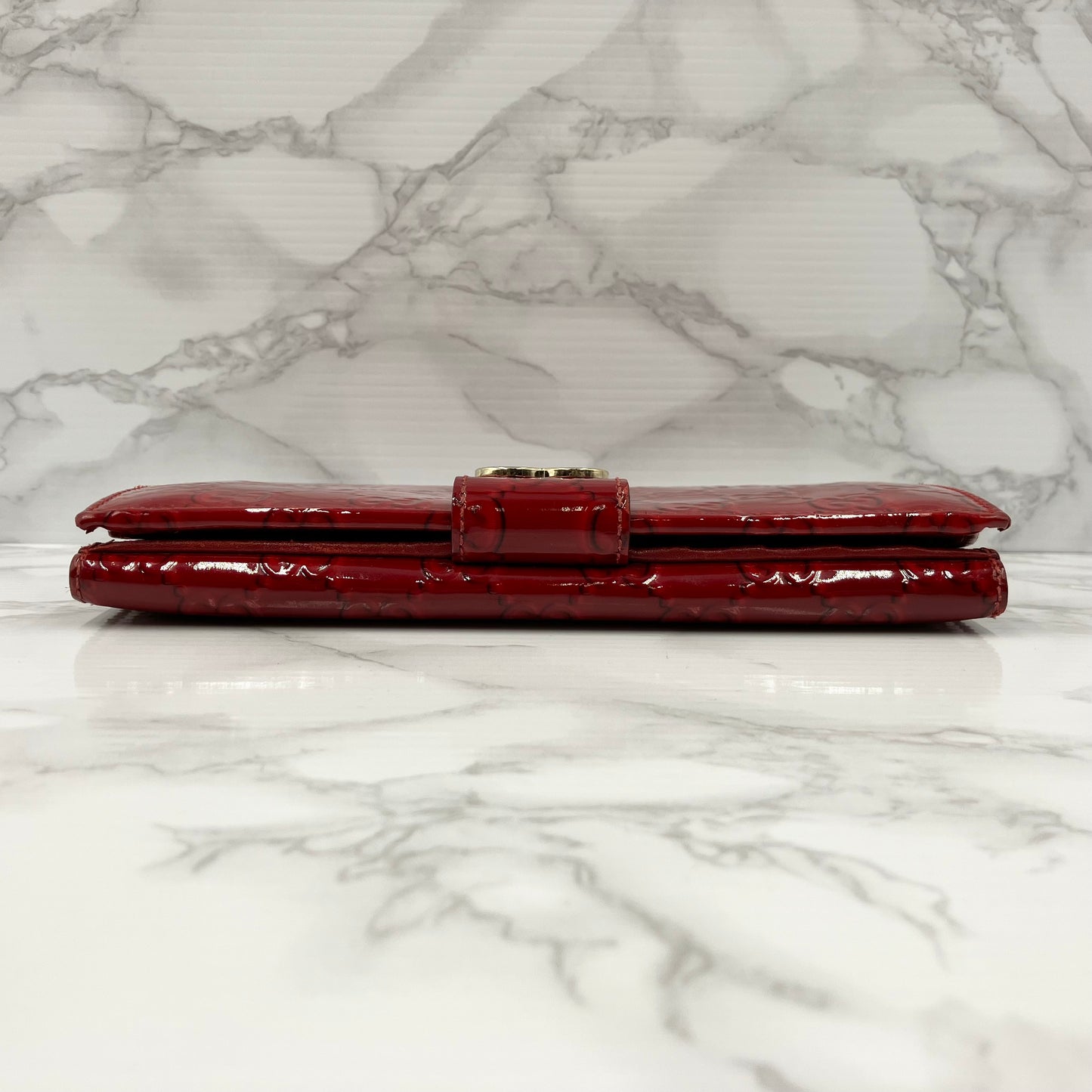 GUCCI Patent long wallet
