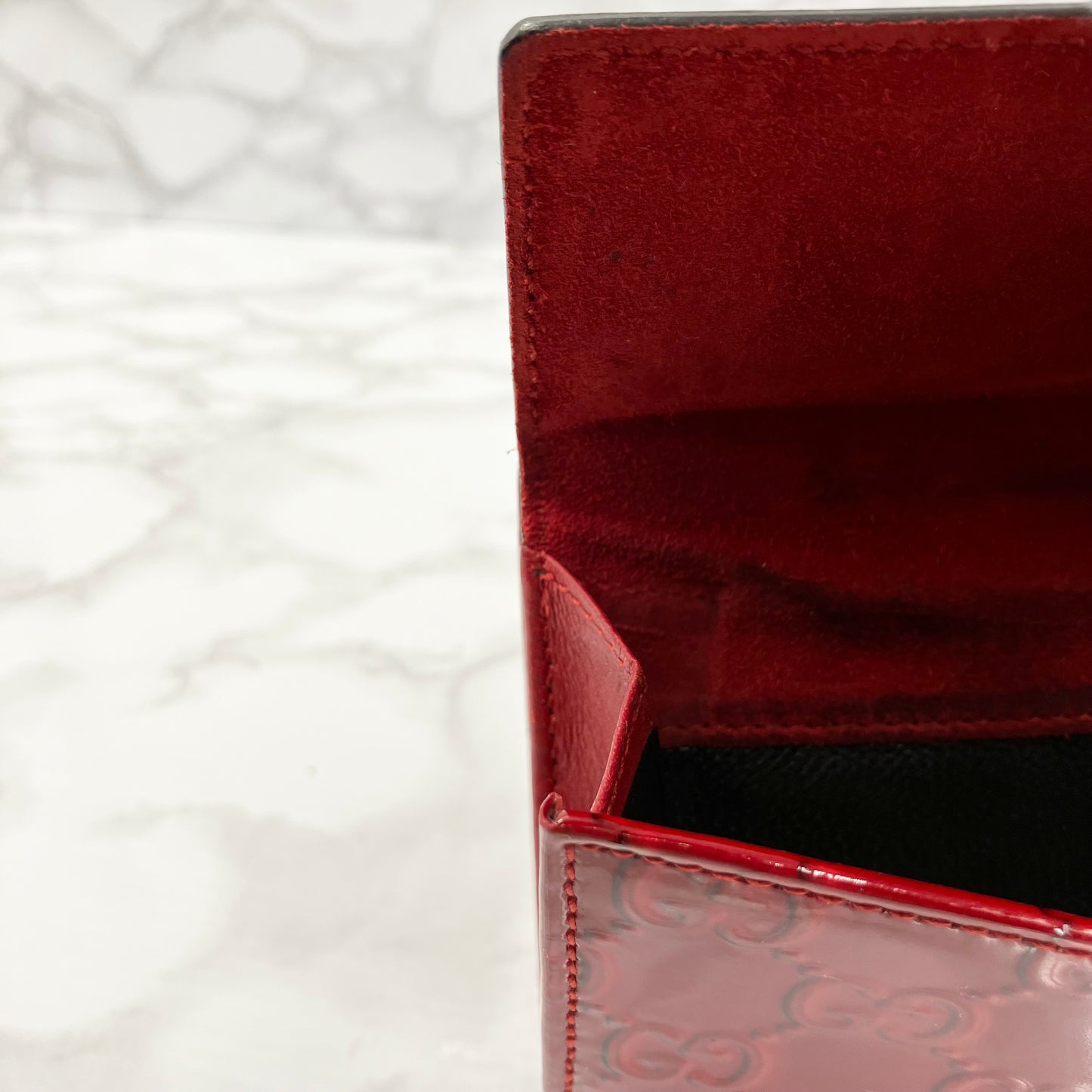 GUCCI Patent long wallet