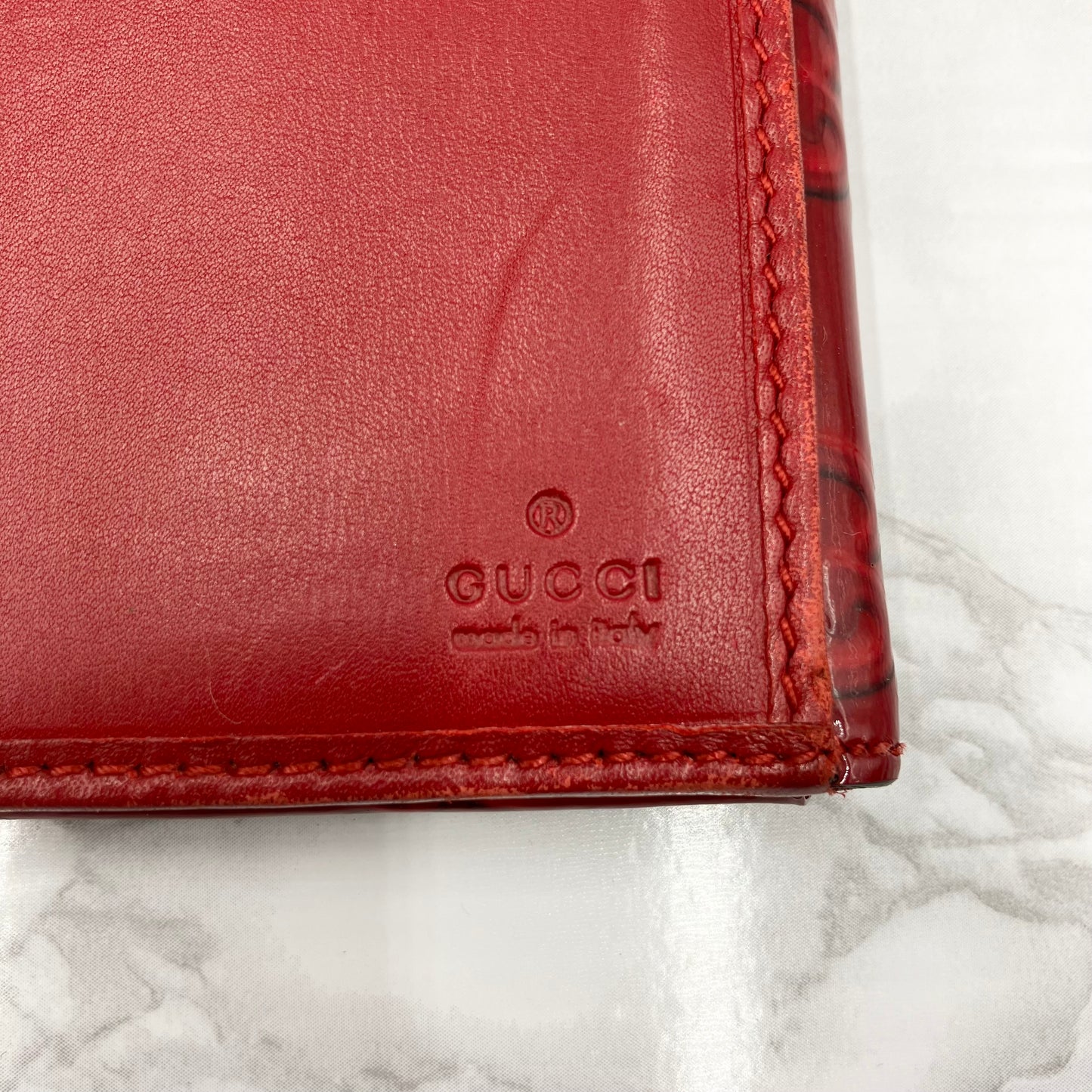 GUCCI Patent long wallet