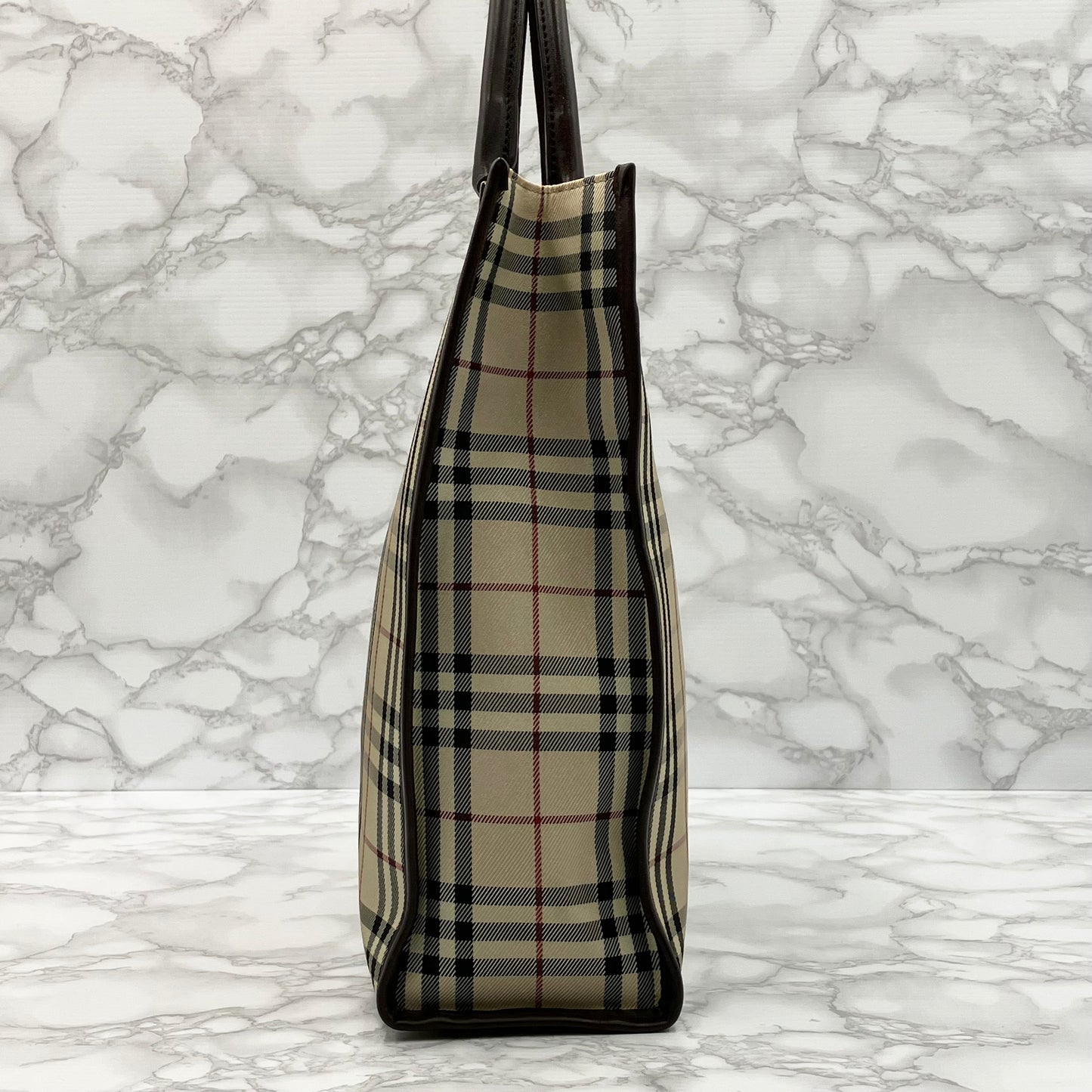 BURBERRY Nova Check Tote Bag
