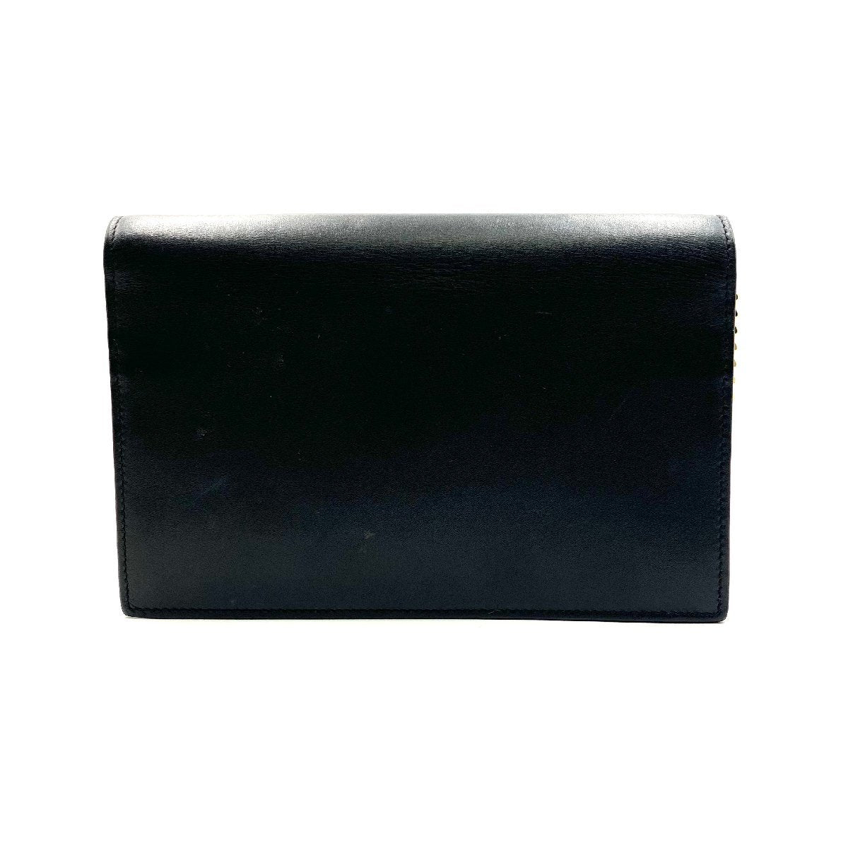 YVES SAINT LAURENT YSL KATE WOC Tassel chain wallet in black with gold hardware