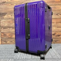 RIMOWA Porsche Collaboration Suitcase Trunk Purple Travel 74L 3-5 Nights Men's Women's Bag 5-10-379