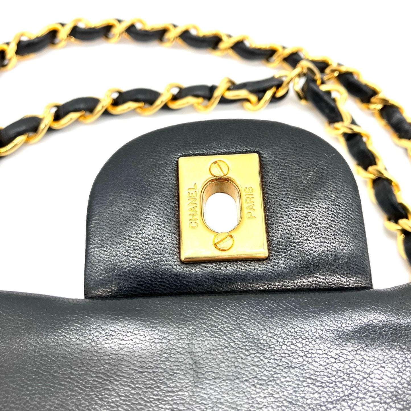 CHANEL Matelasse  Double Flap Chain Shoulder Bag